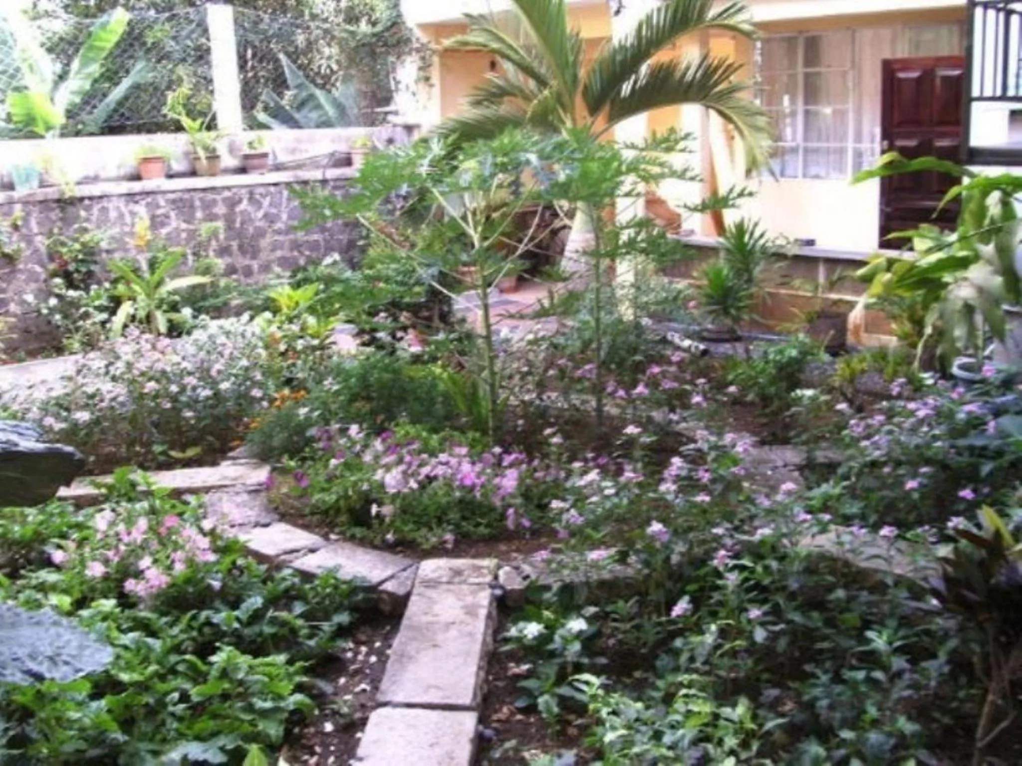 Garden in Auberge Le Saladier