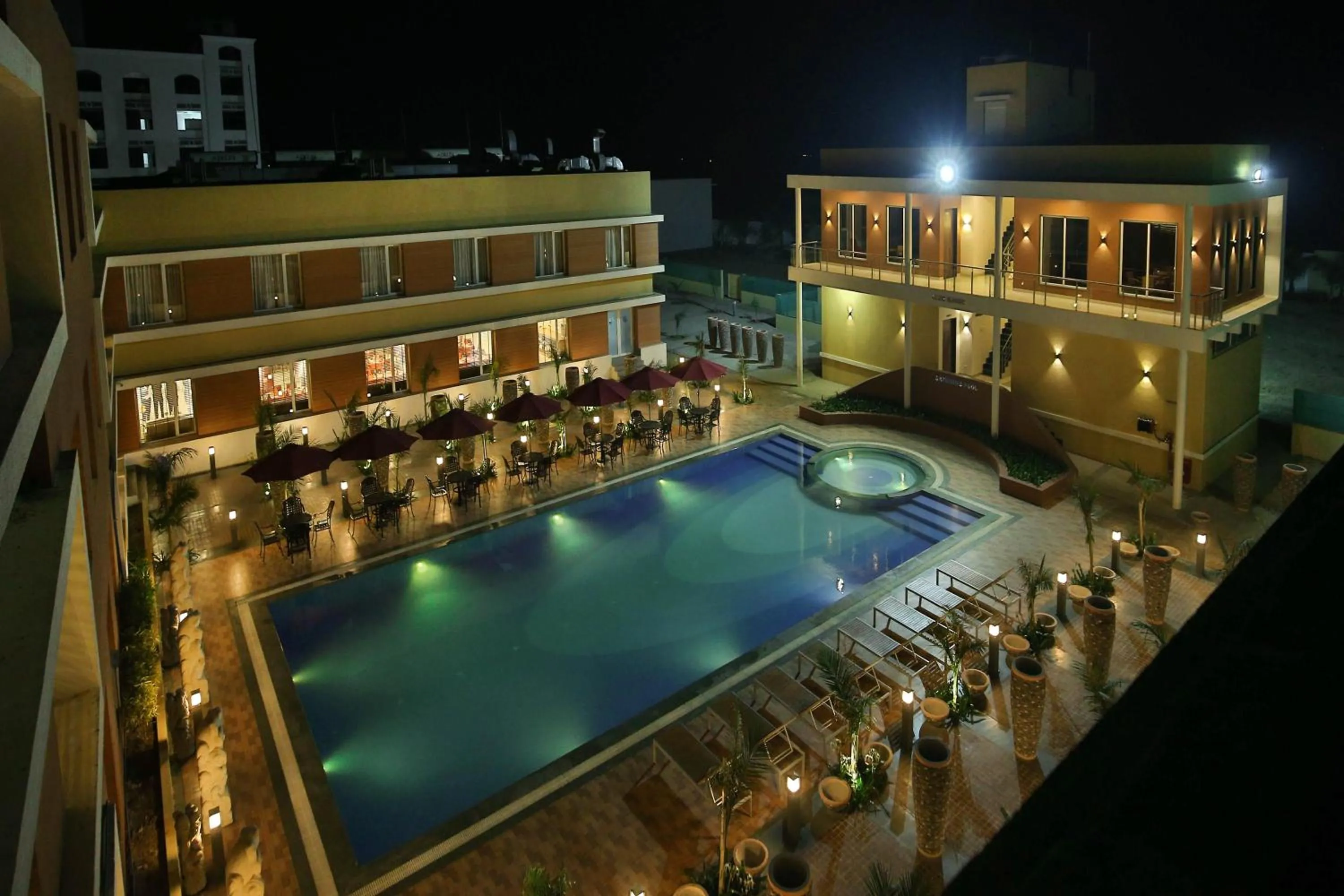 Swimming pool in Club Mahindra Dwarka