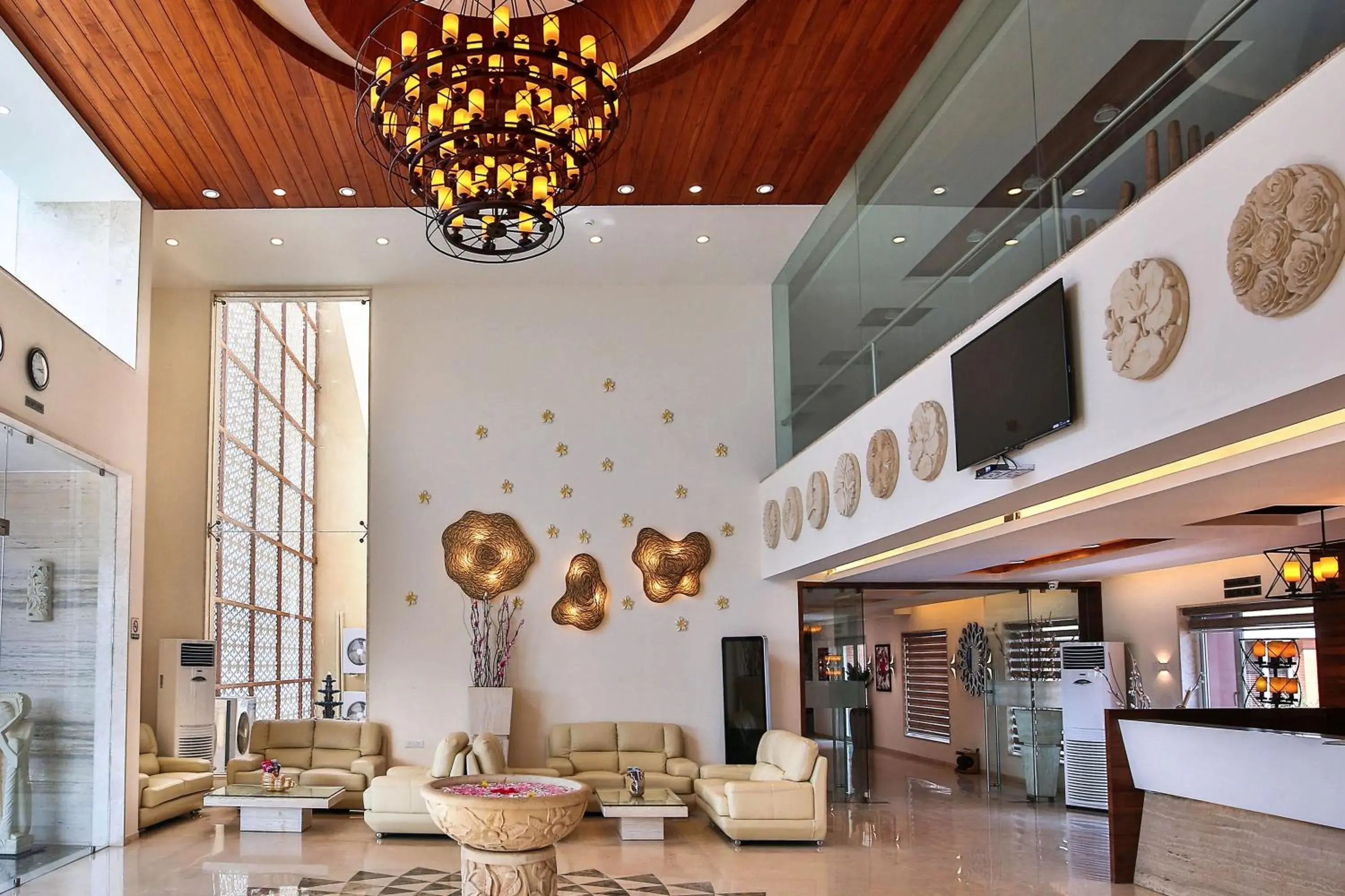 Lobby or reception in Club Mahindra Dwarka Lobby or reception in Club Mahindra Dwarka