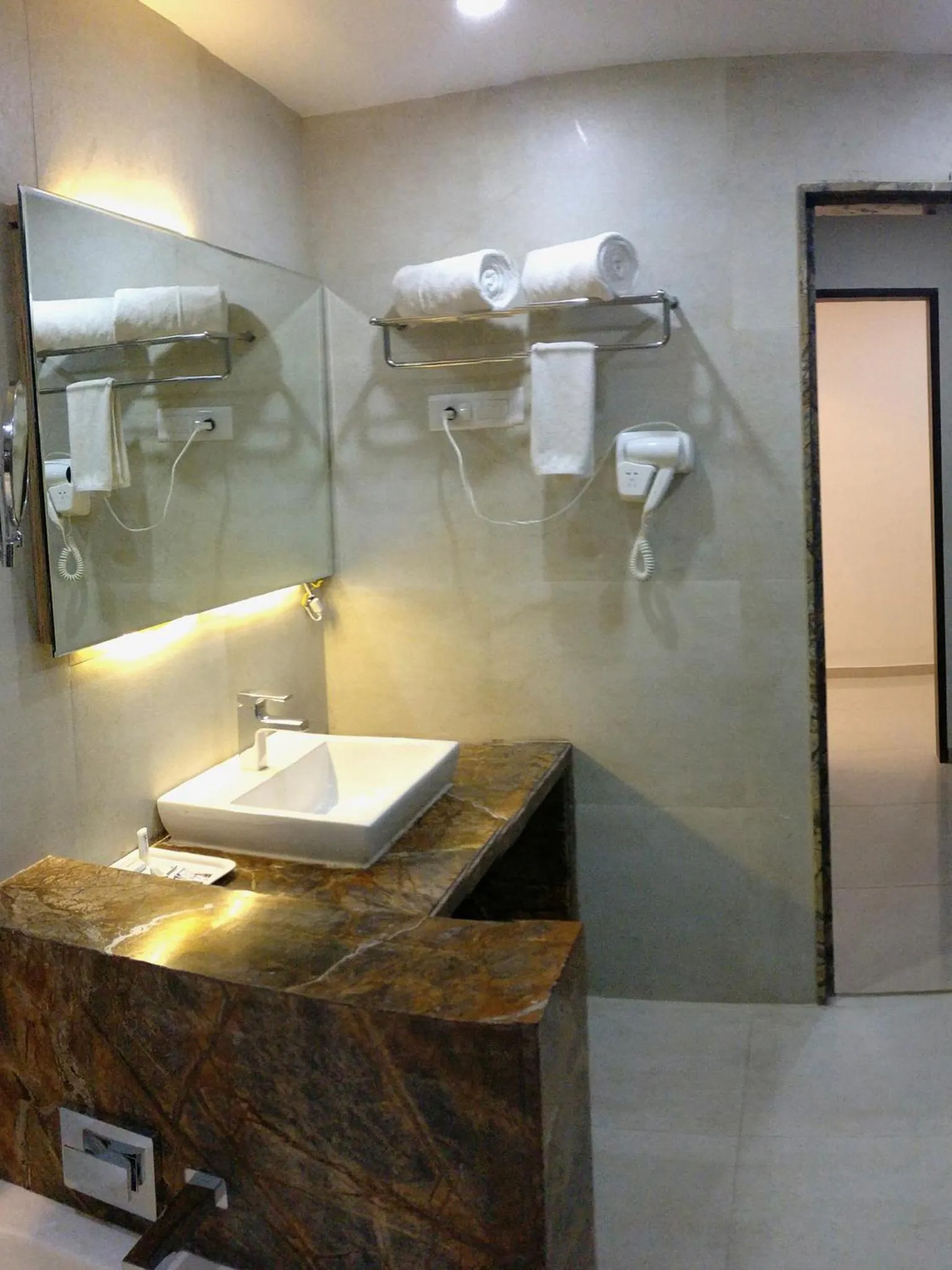 Bathroom in Club Mahindra Dwarka