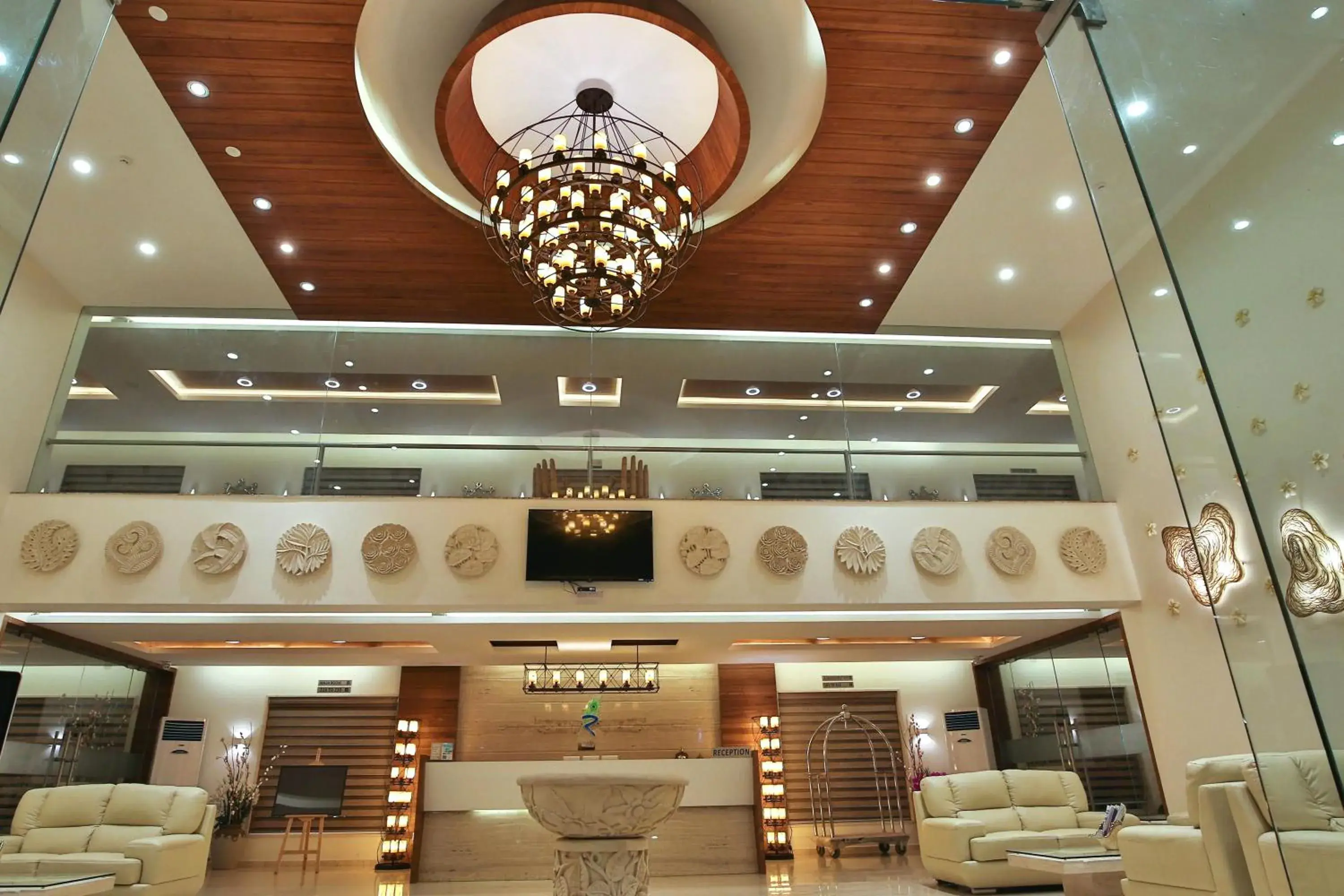 Lobby or reception in Club Mahindra Dwarka Lobby or reception in Club Mahindra Dwarka