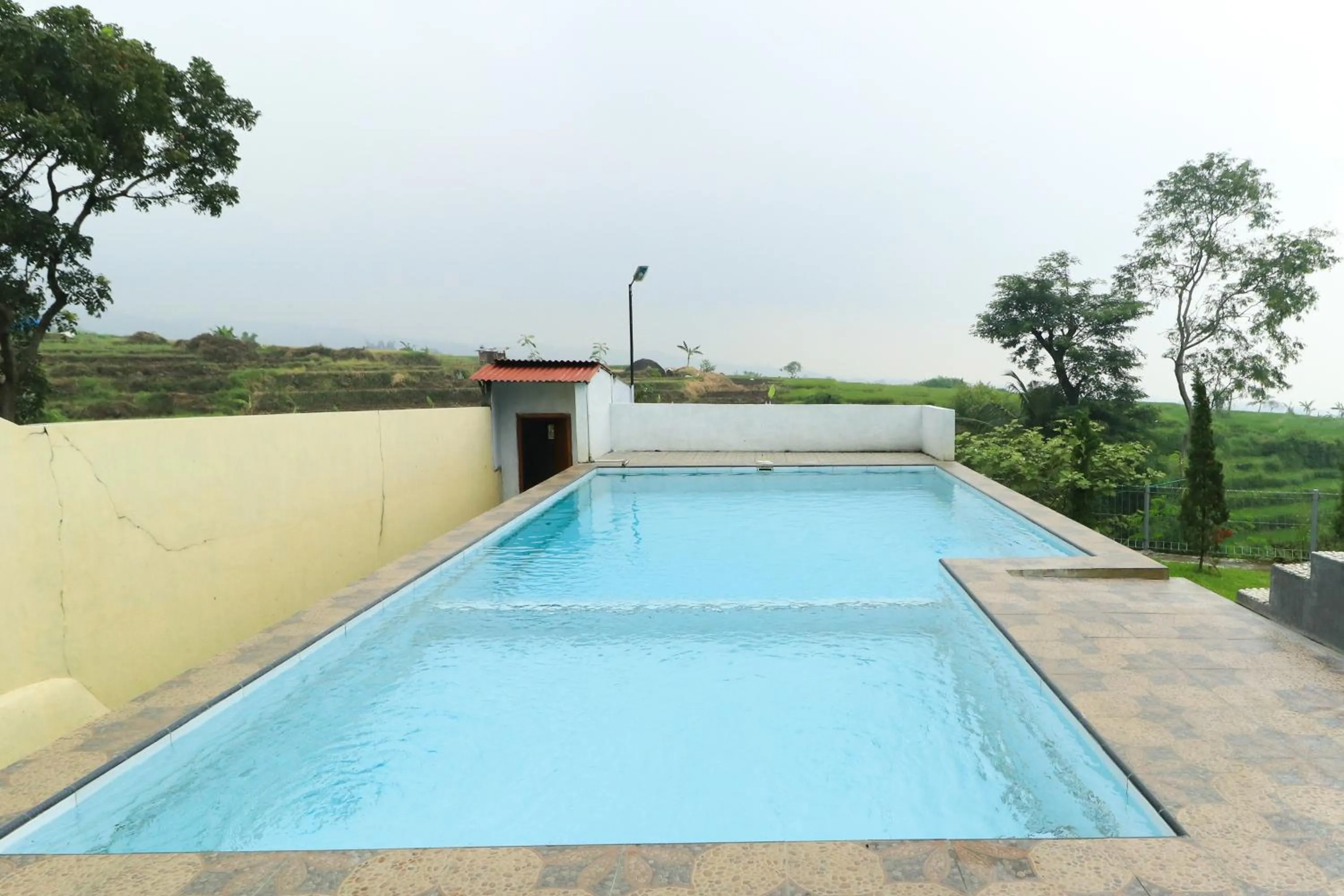 Pool view in Villa Kangen Omah