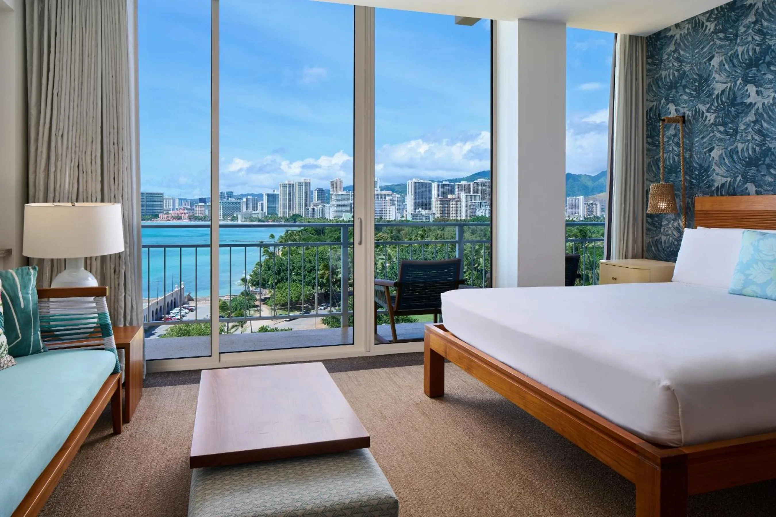 Bed in Kaimana Beach Hotel