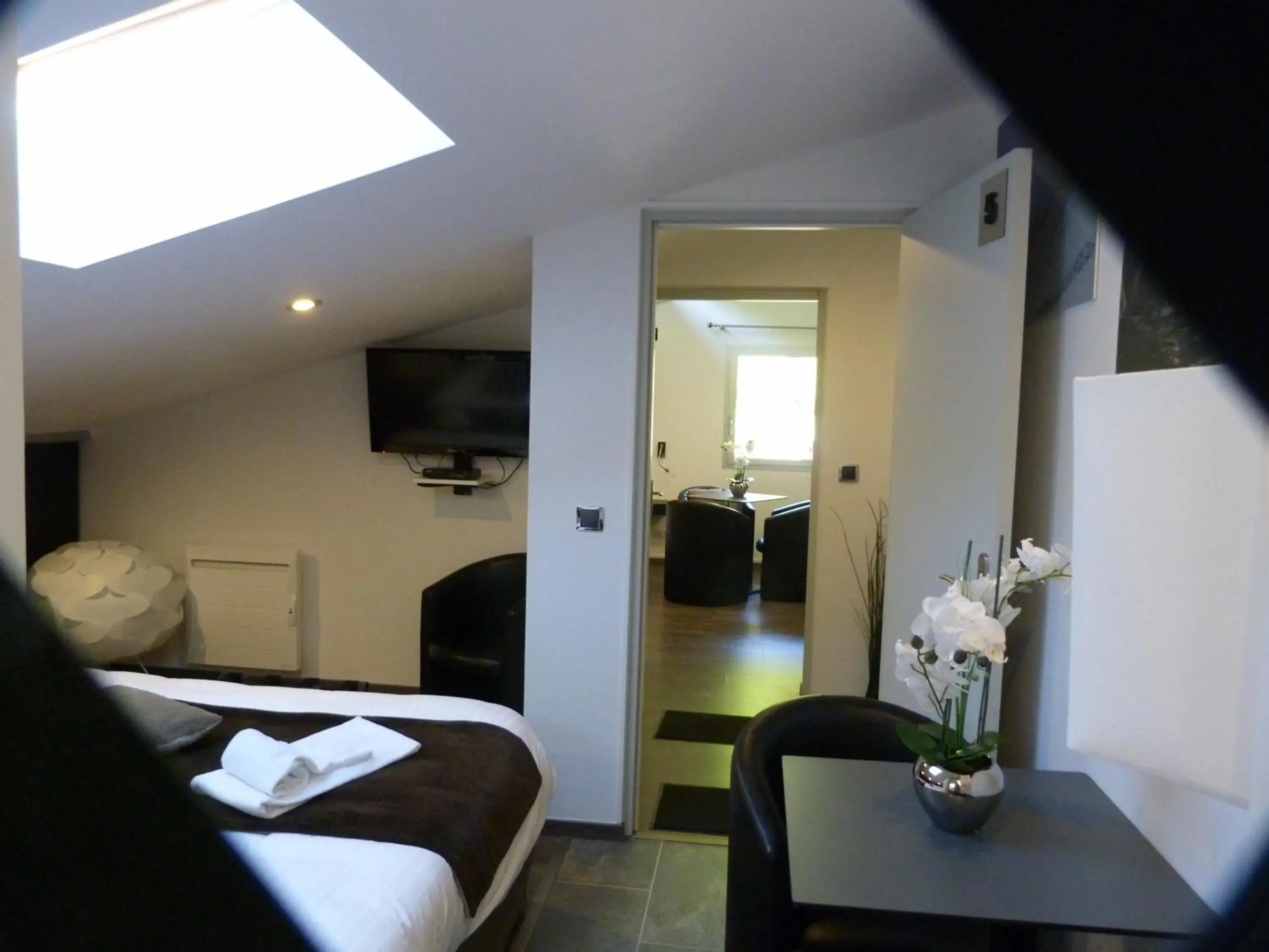 Double Room with Private External Bathroom in Aux 500 Diables Eco Lodge - Hotel Double Room with Private External Bathroom in Aux 500 Diables Eco Lodge - Hotel