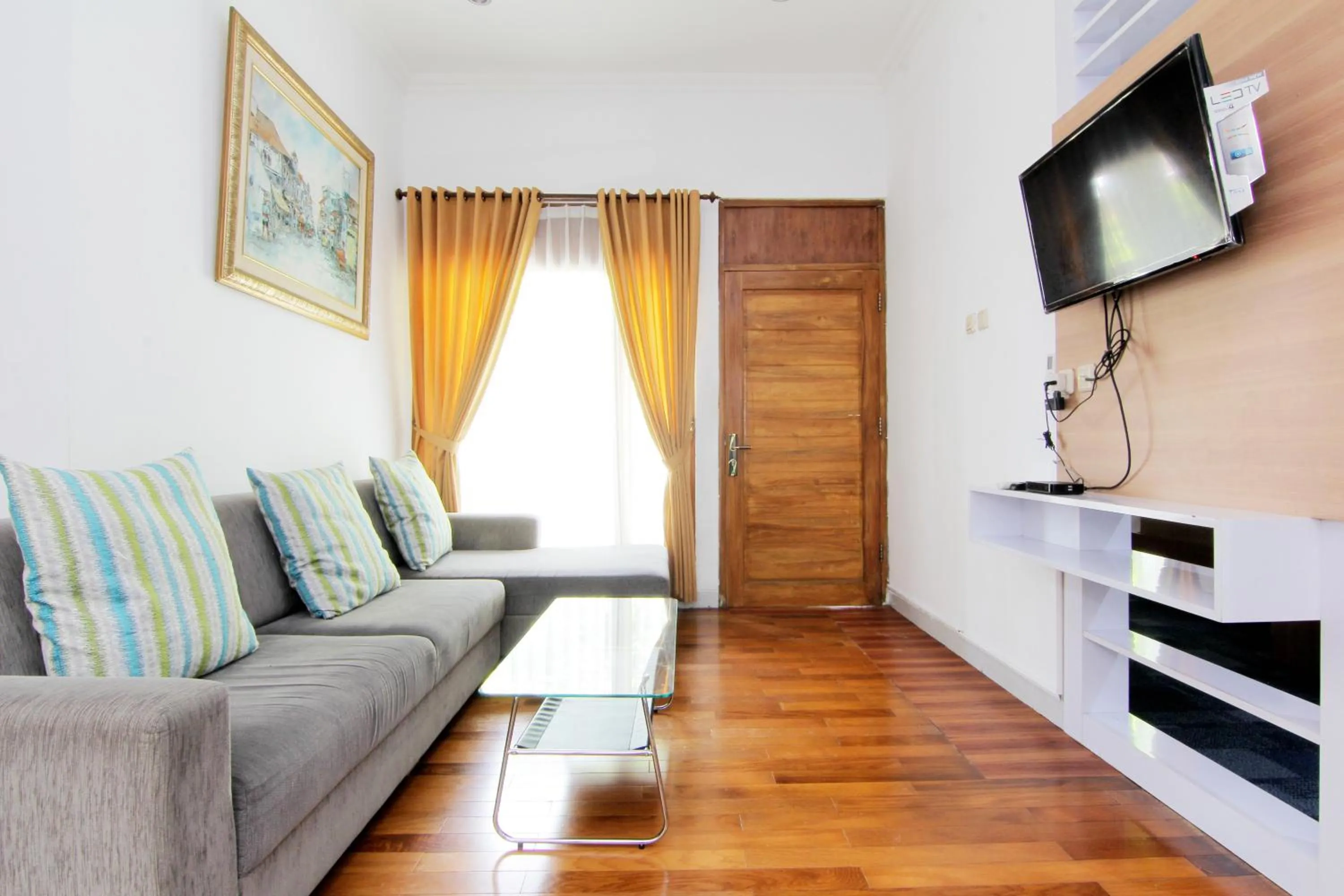 Living room in Embe Joglo Homestay