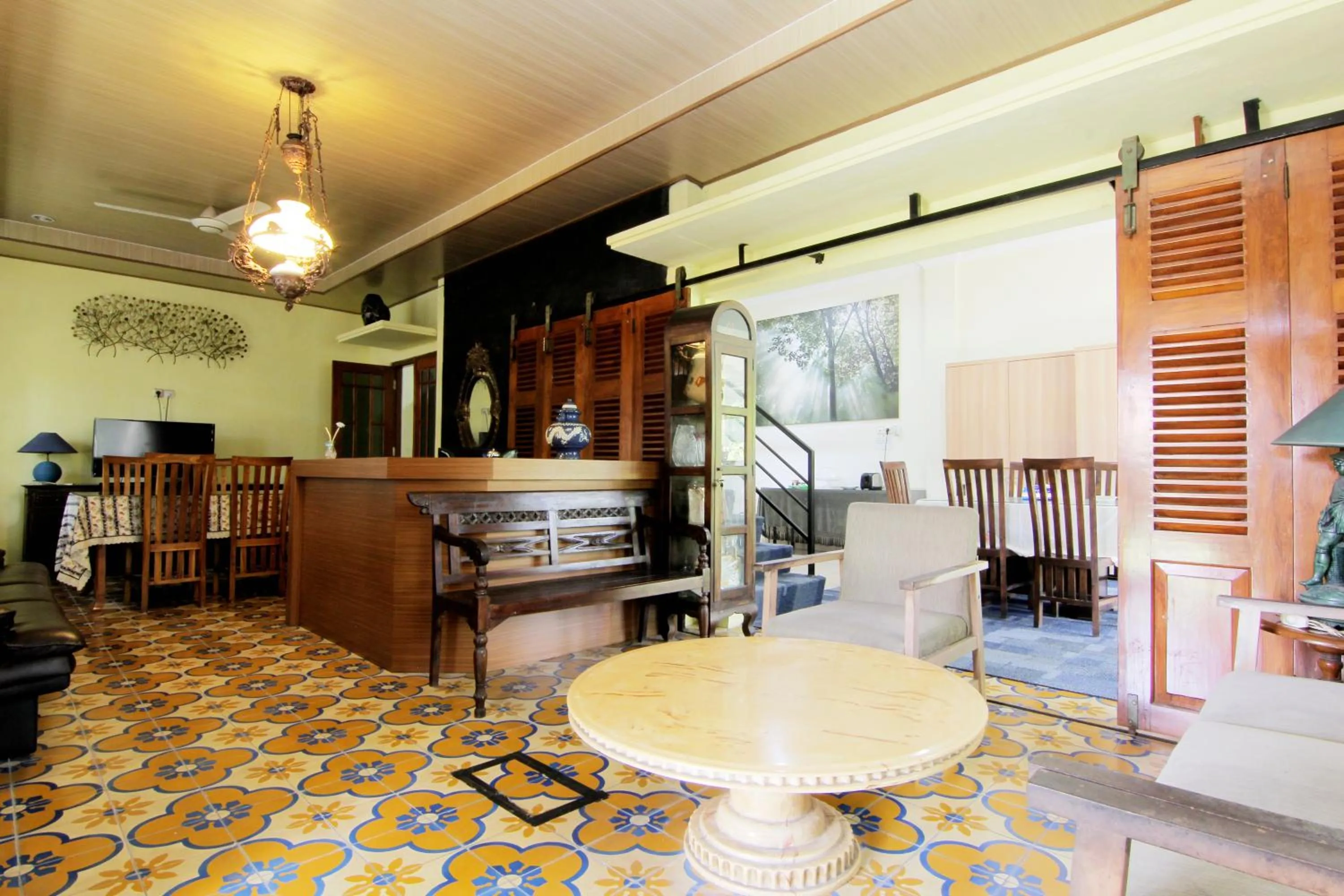 Lobby or reception in Embe Joglo Homestay