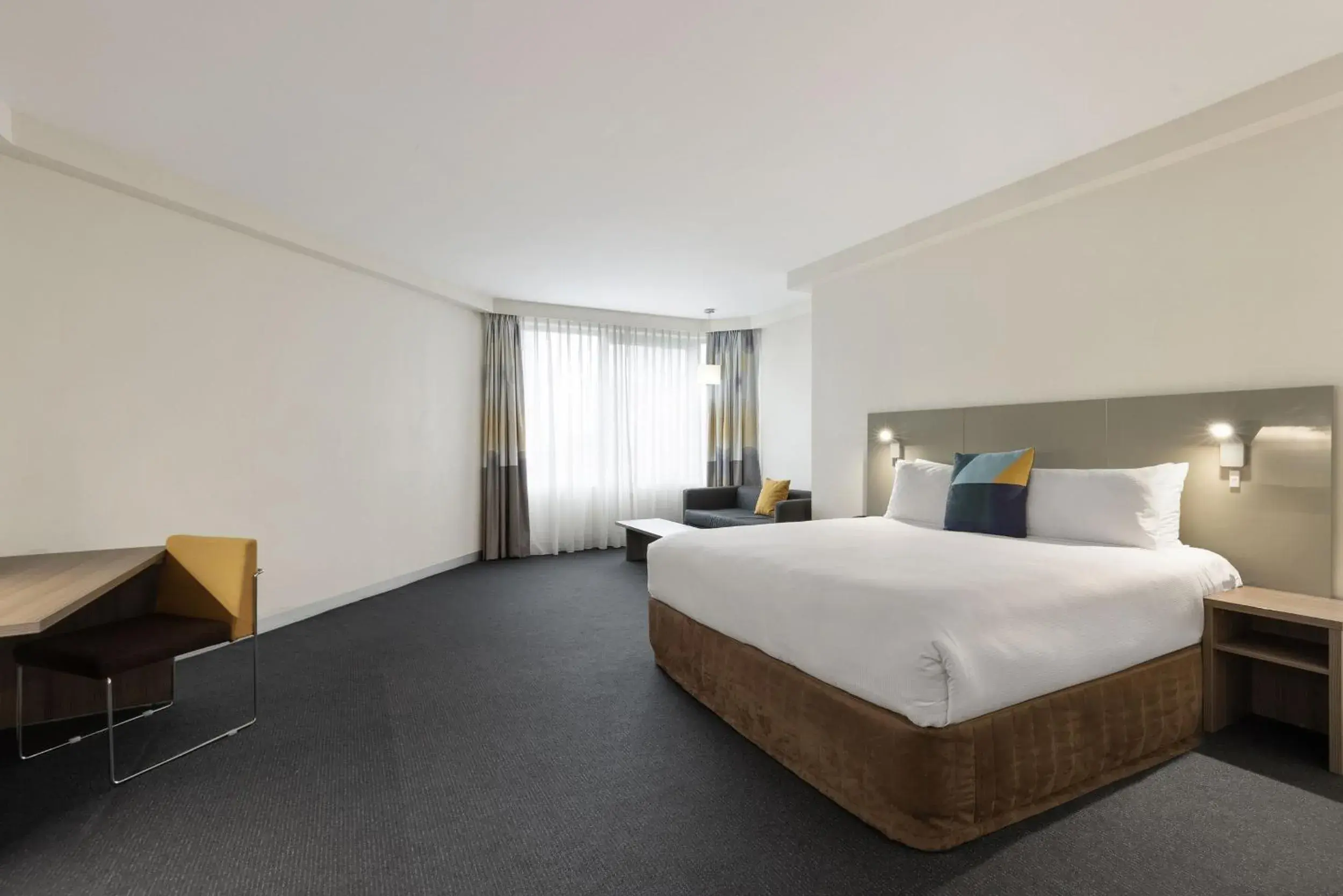 Bedroom, Bed in Sydney Central Hotel managed by The Ascott Limited Bedroom, Bed in Sydney Central Hotel managed by The Ascott Limited