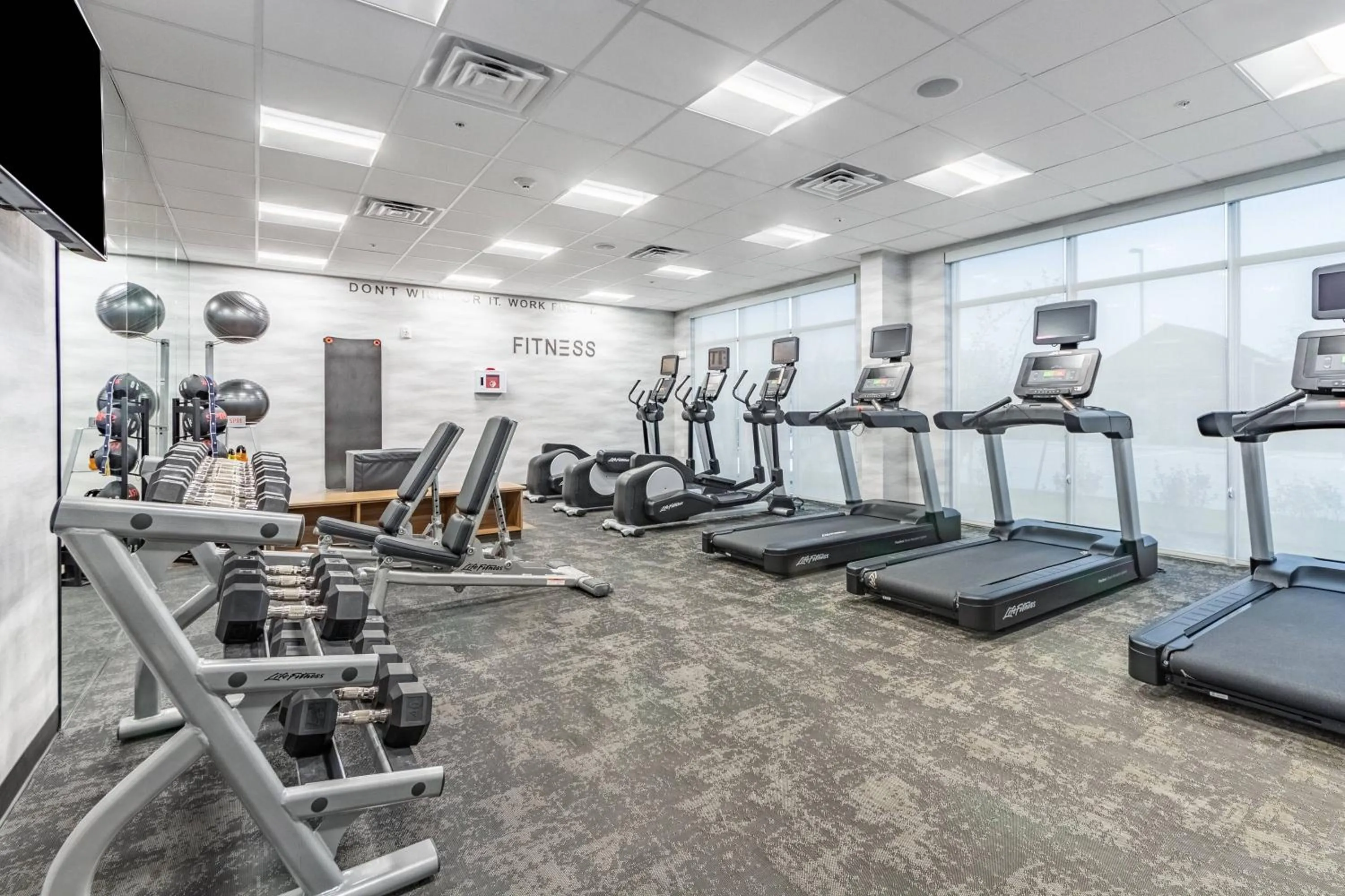 Fitness centre/facilities in Fairfield Inn & Suites by Marriott Dallas DFW Airport North Coppell Grapevine