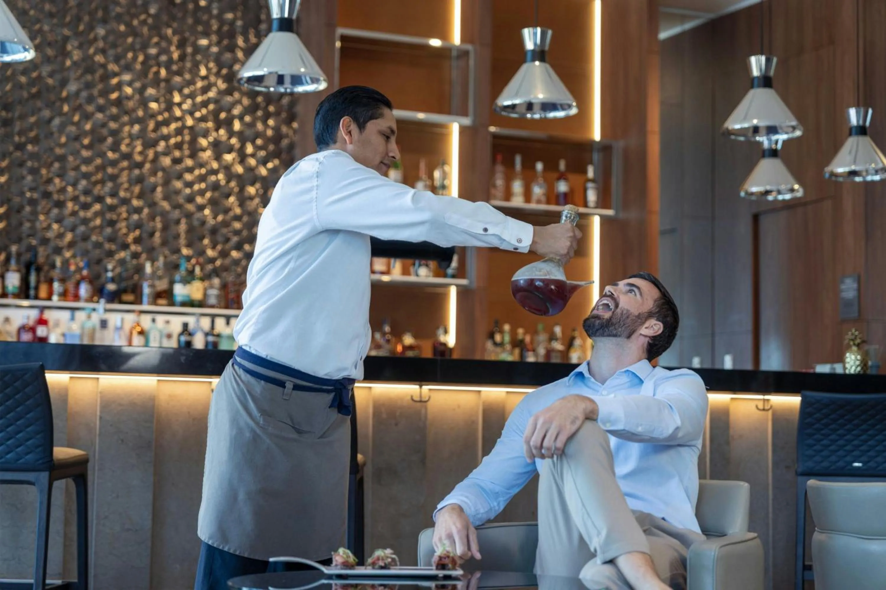 Lounge or bar in AC Hotel by Marriott Lima Miraflores