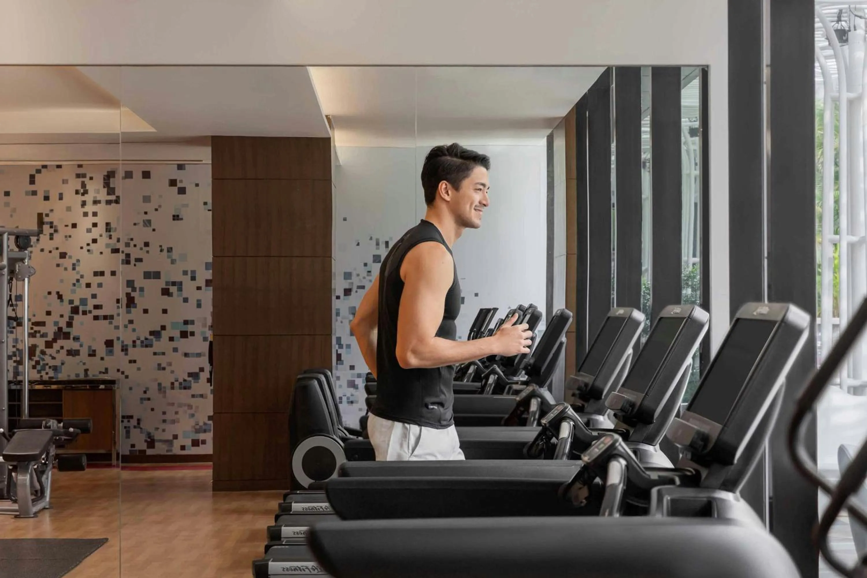 Fitness centre/facilities in Sheraton Manila Hotel at Newport World Resorts