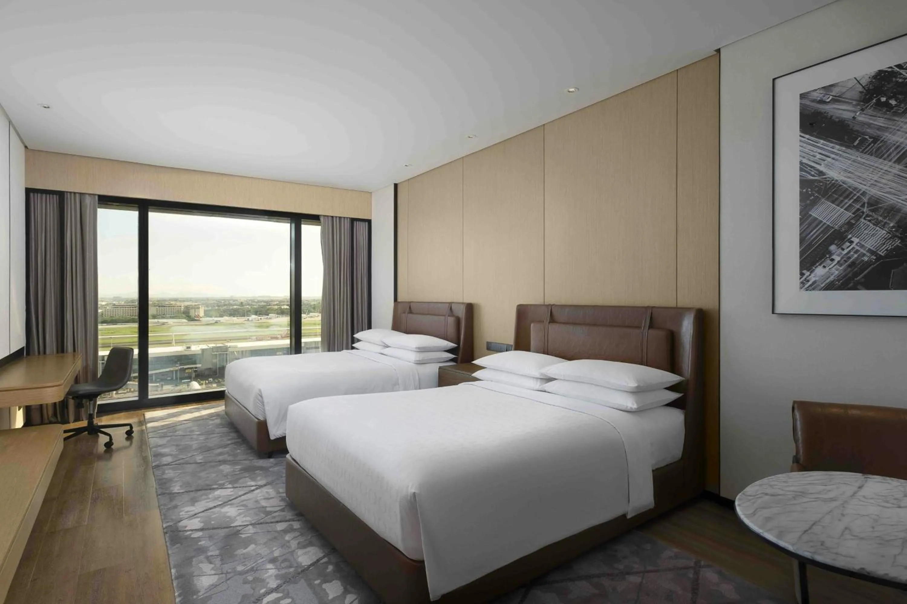 Photo of the whole room, Bed in Sheraton Manila Hotel at Newport World Resorts