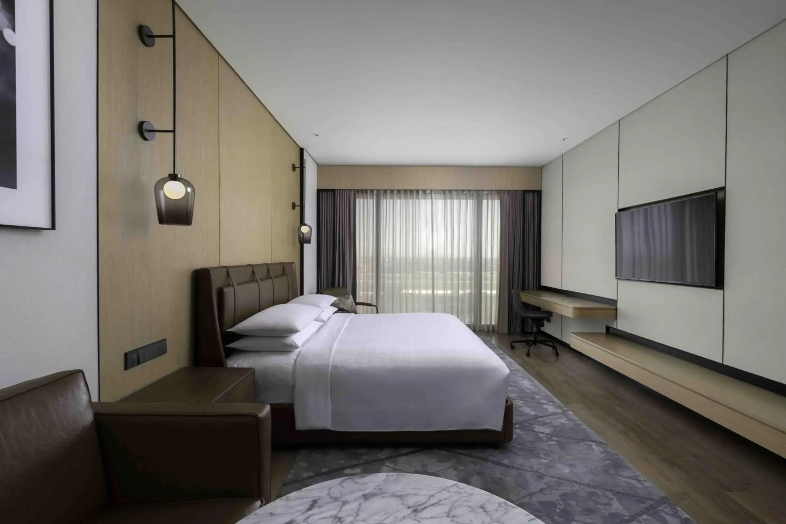 Club level, Guest room, 1 King, City view in Sheraton Manila Hotel at Newport World Resorts Club level, Guest room, 1 King, City view in Sheraton Manila Hotel at Newport World Resorts