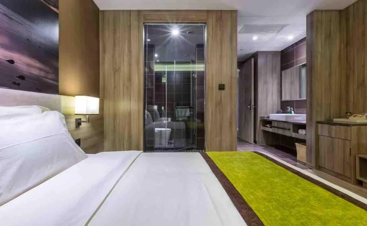 Bed in Atour Hotel Shanghai Xinzhuang