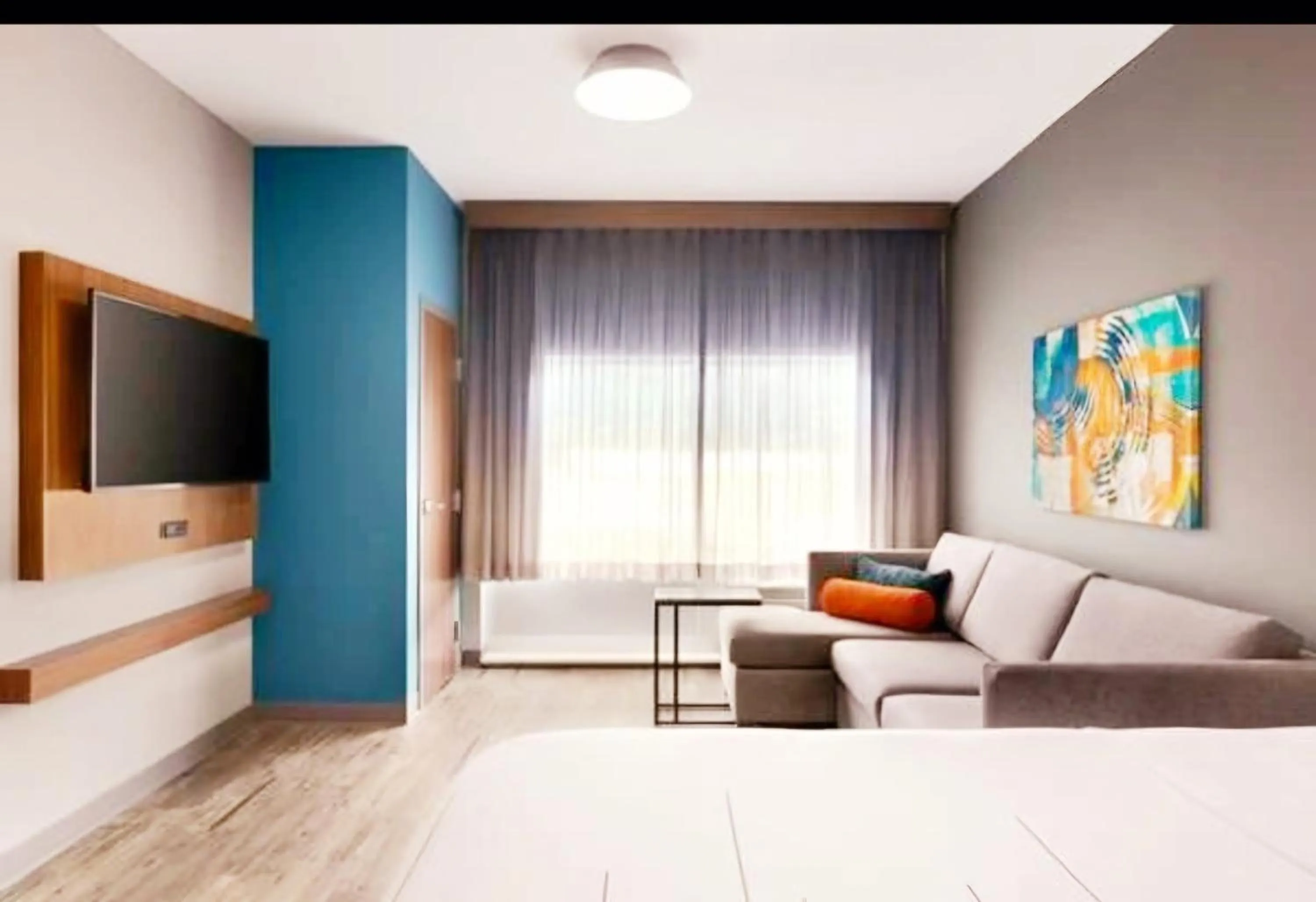 Living room, Bed in La Quinta Brunswick/Golden Isles