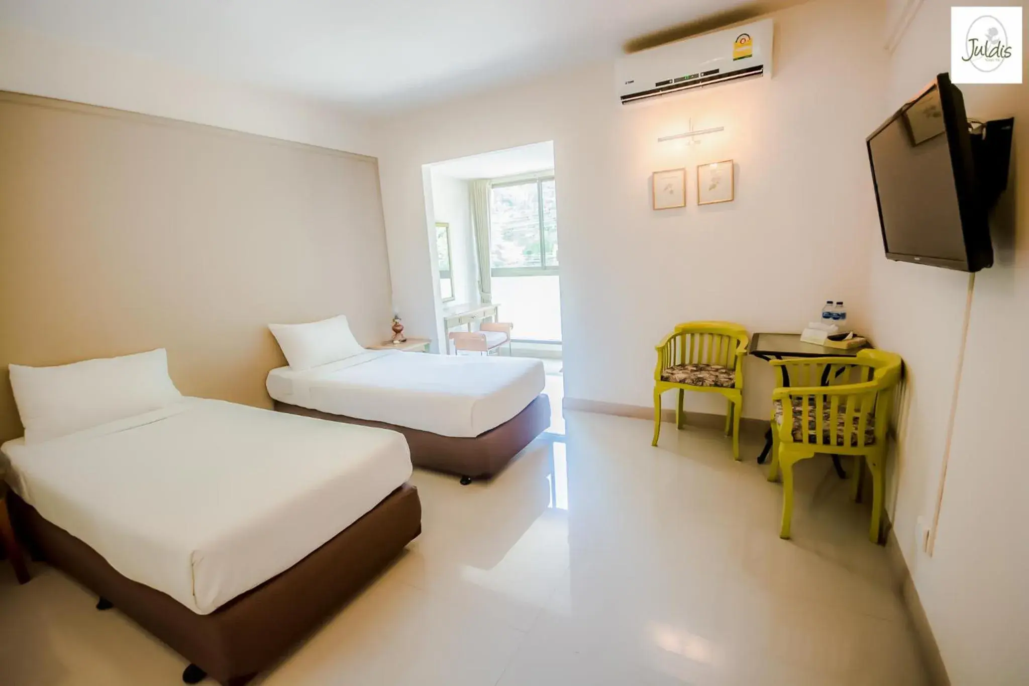 Bed in Juldis J2 Khao Yai Hotel - SHA and SHA Plus Certified Bed in Juldis J2 Khao Yai Hotel - SHA and SHA Plus Certified