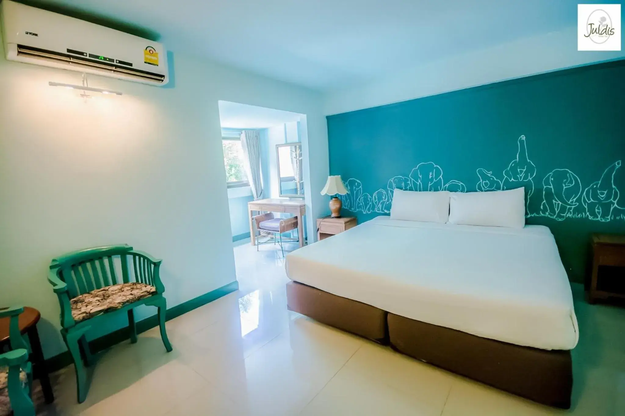 Bed in Juldis J2 Khao Yai Hotel - SHA and SHA Plus Certified Bed in Juldis J2 Khao Yai Hotel - SHA and SHA Plus Certified