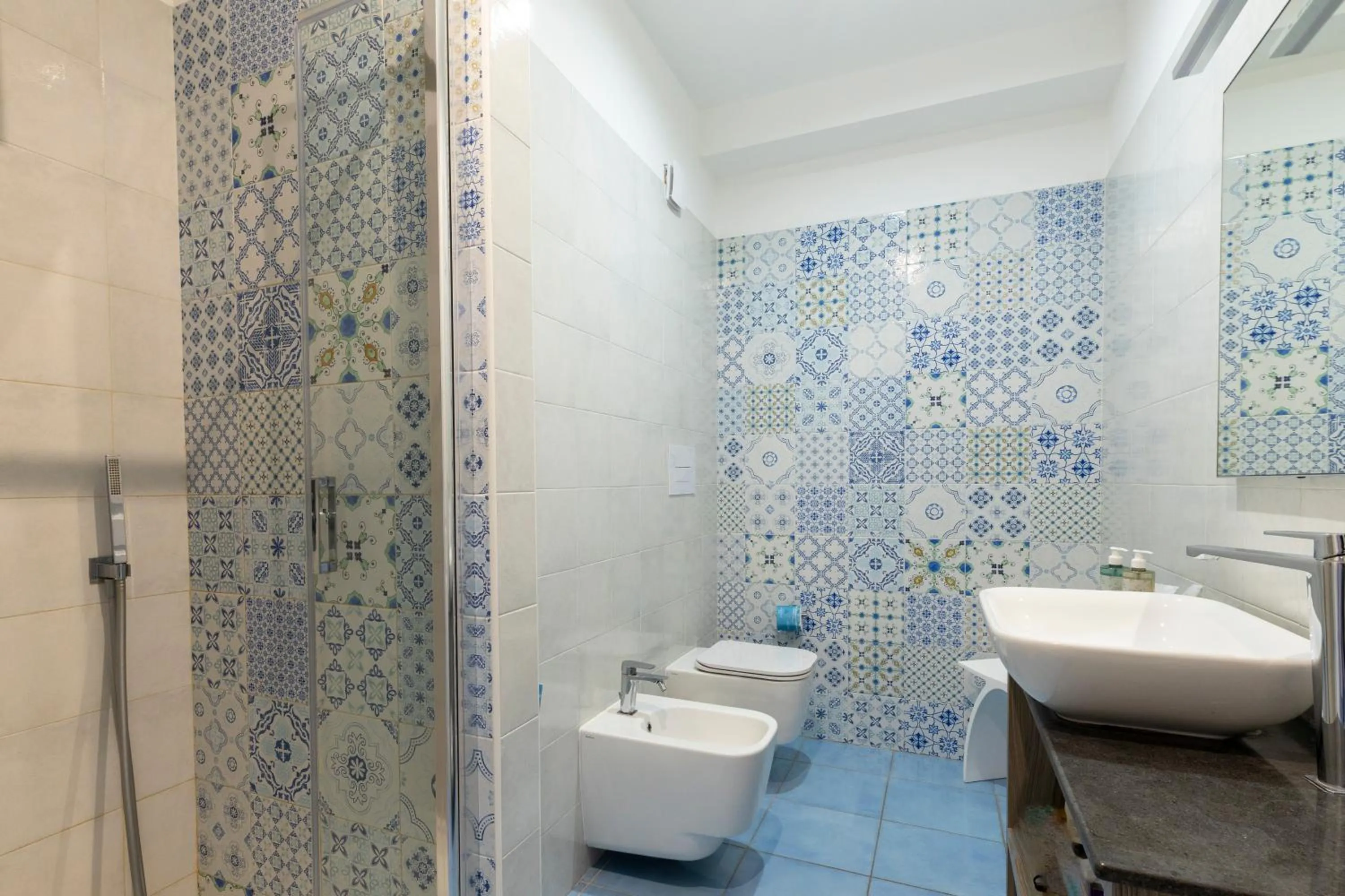 Shower in B&B Il Castello