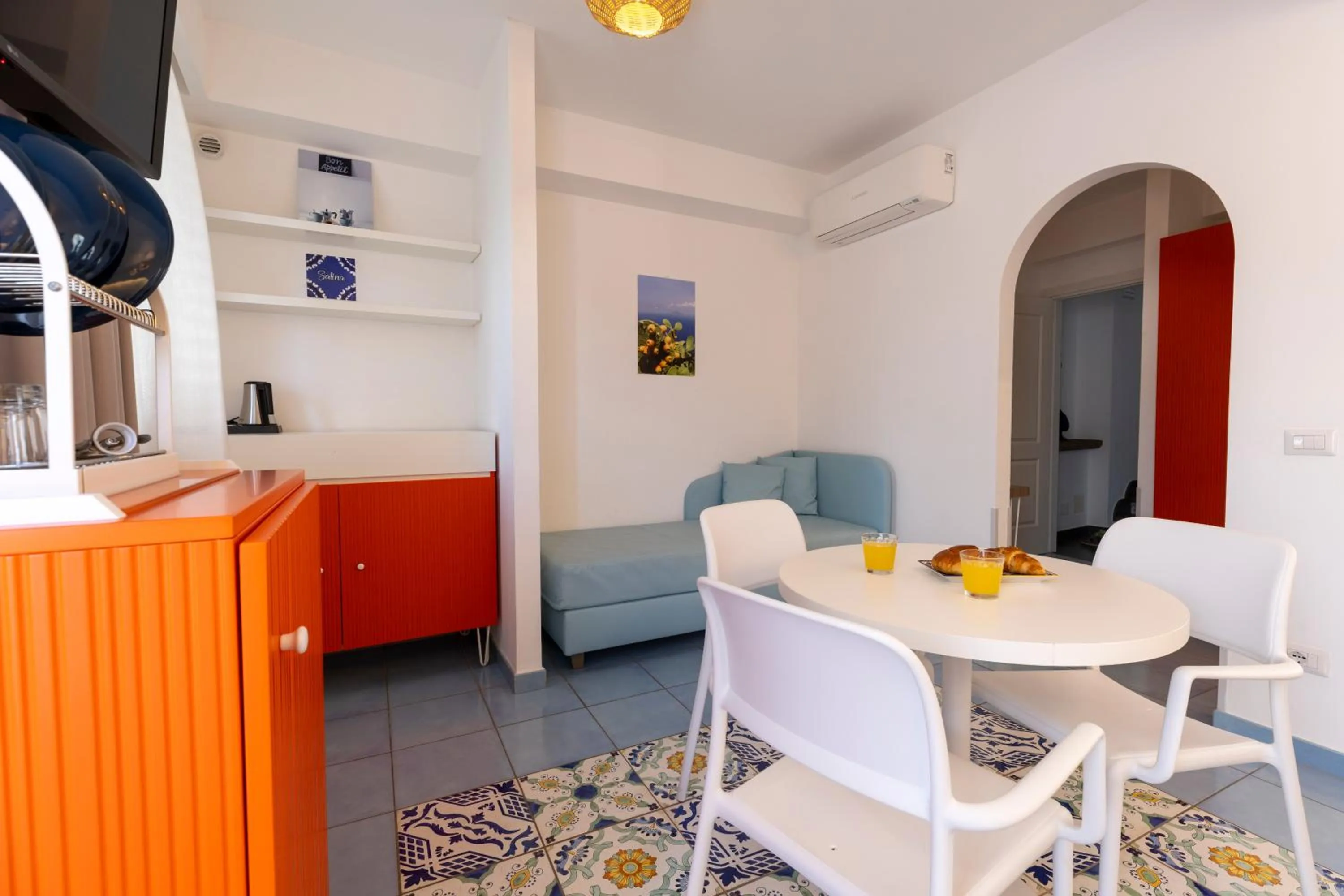 Kitchen or kitchenette in B&B Il Castello