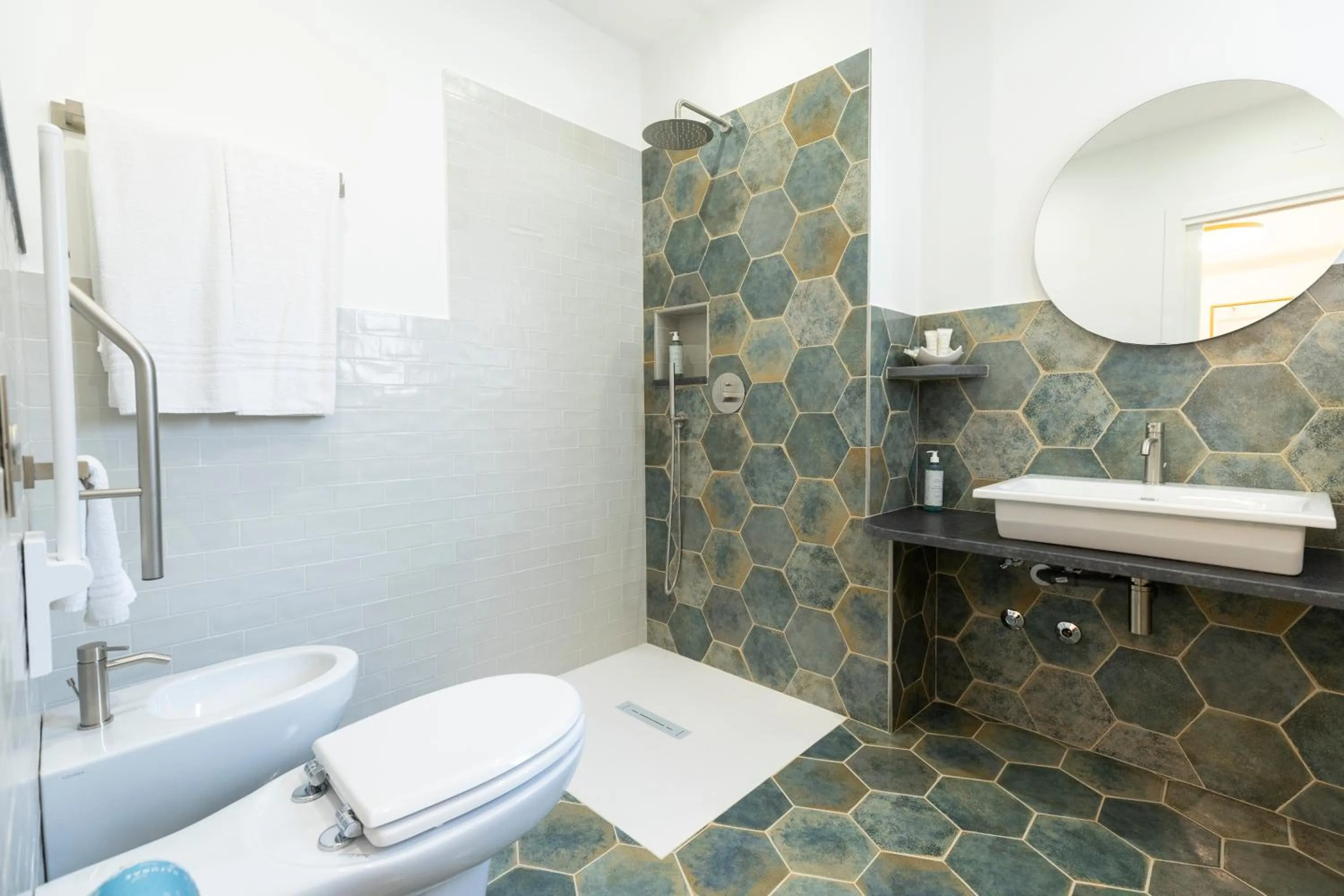 Shower in B&B Il Castello