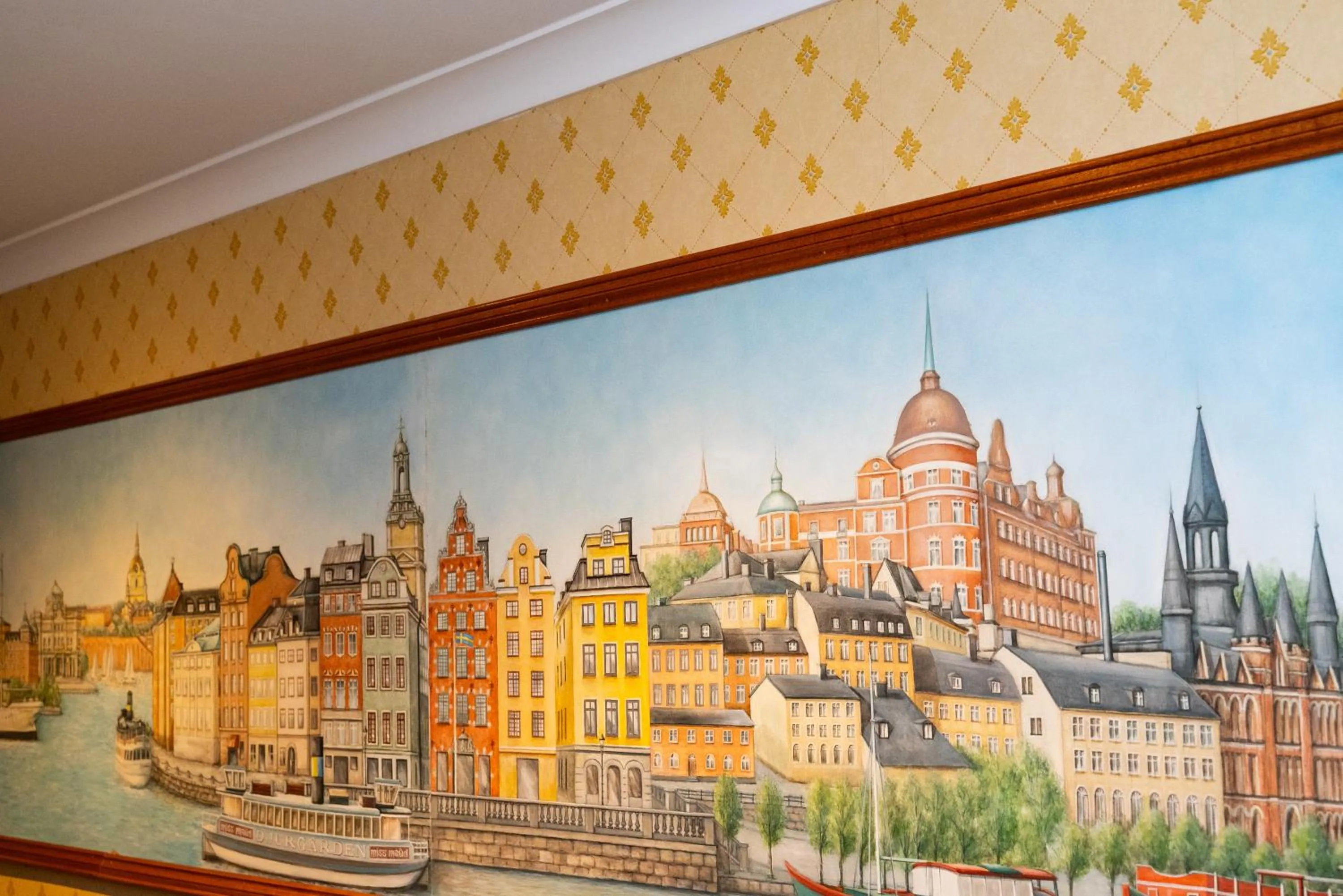 Lobby or reception in European Hotel