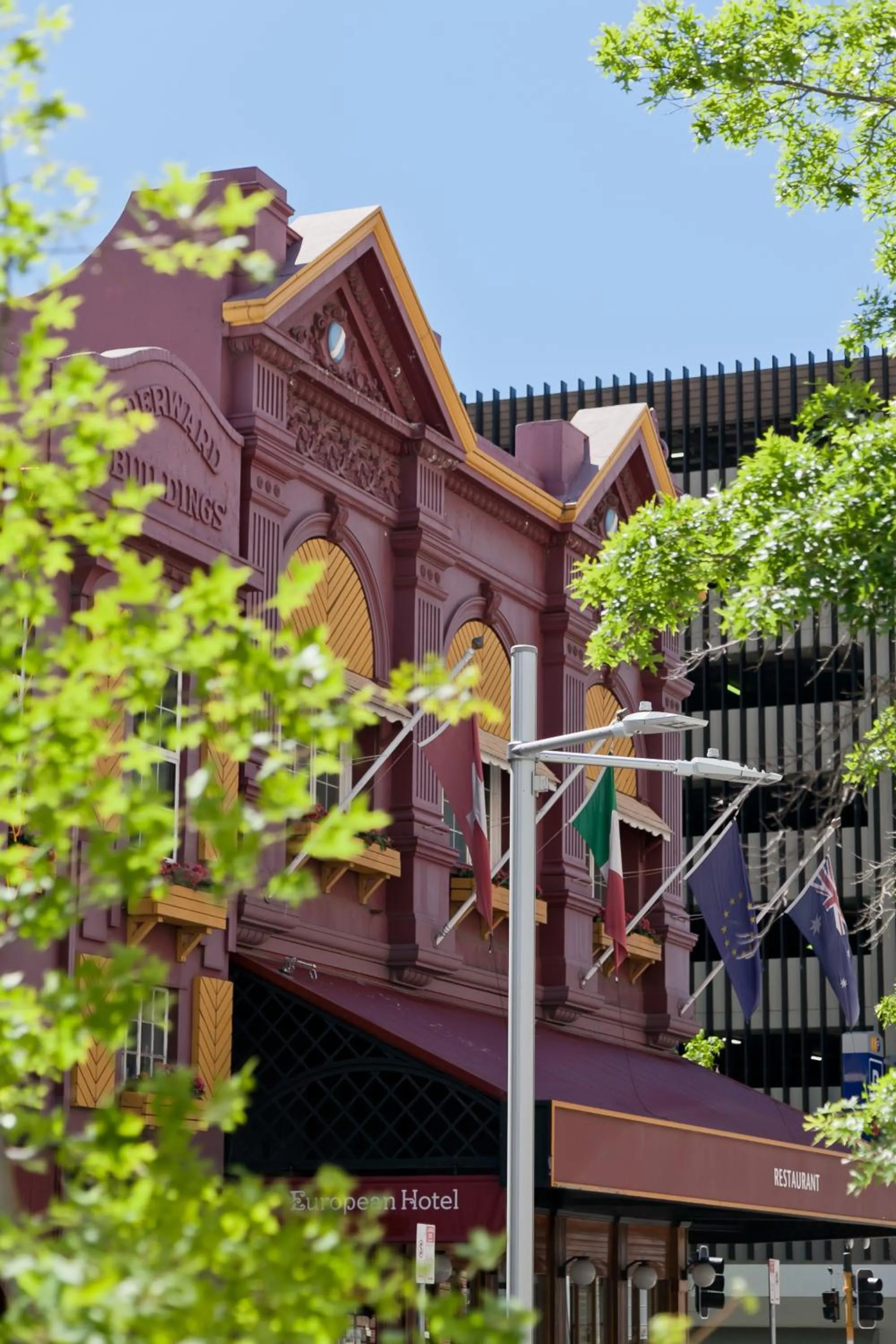 Property building in European Hotel