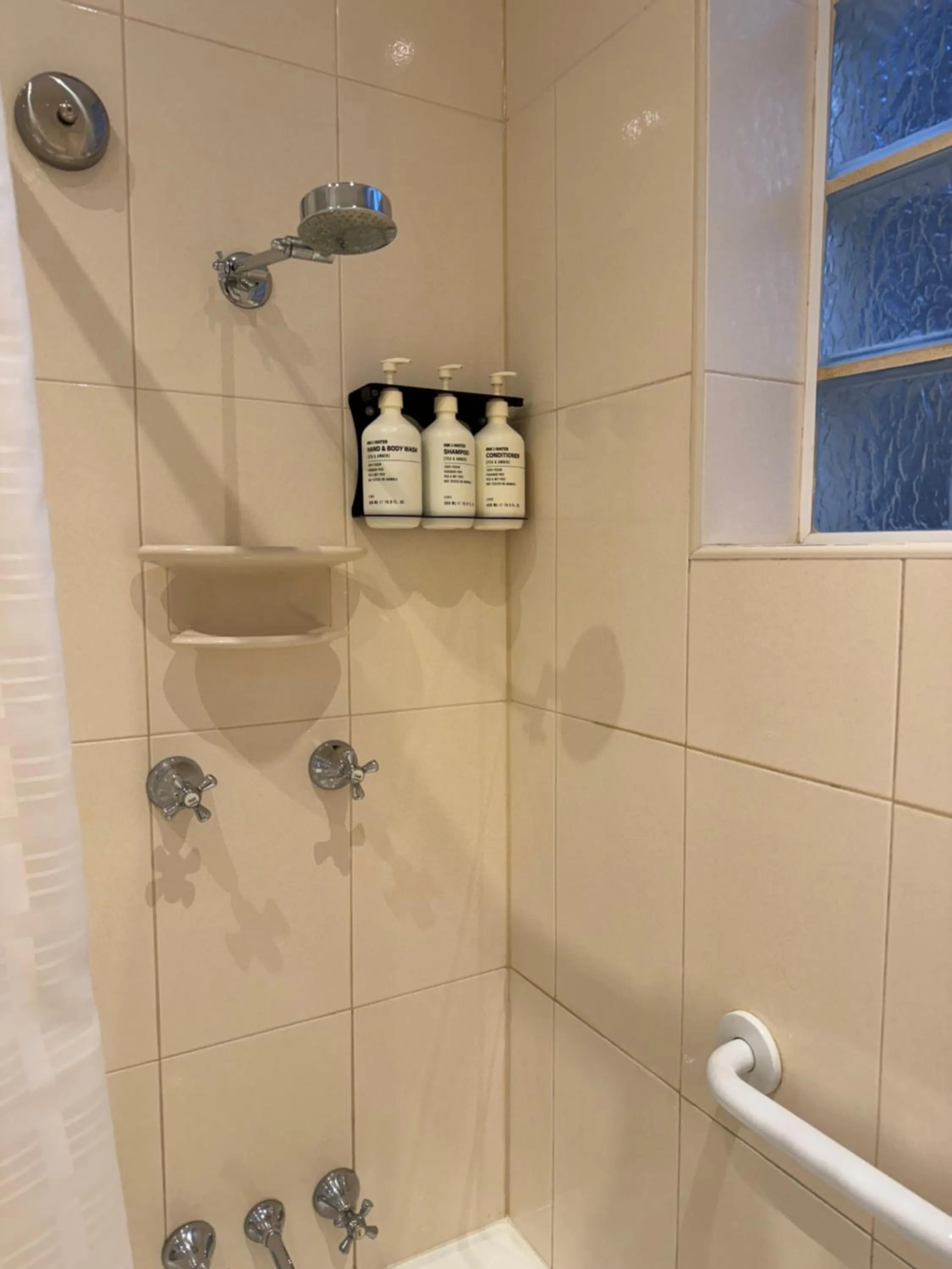 Shower in European Hotel