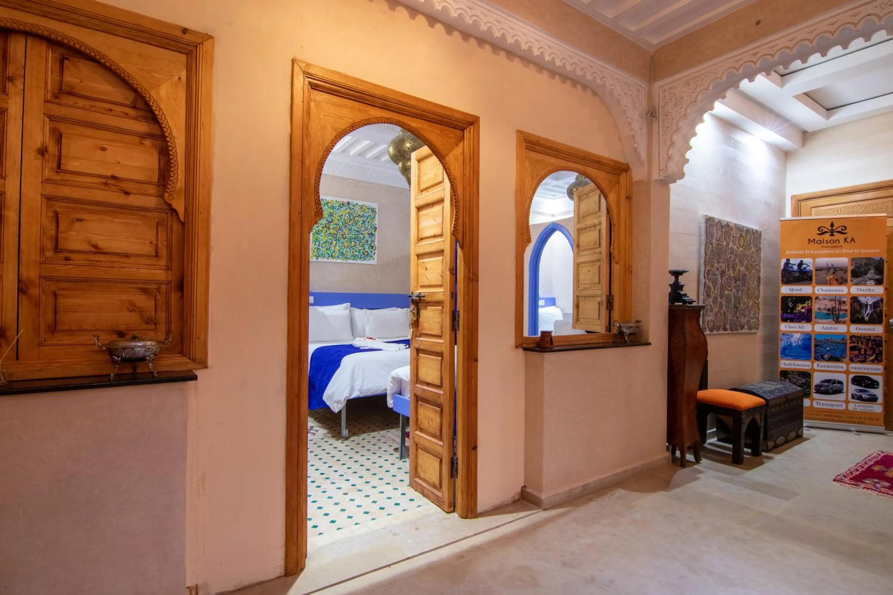 Lobby or reception, Bed in Maison KA