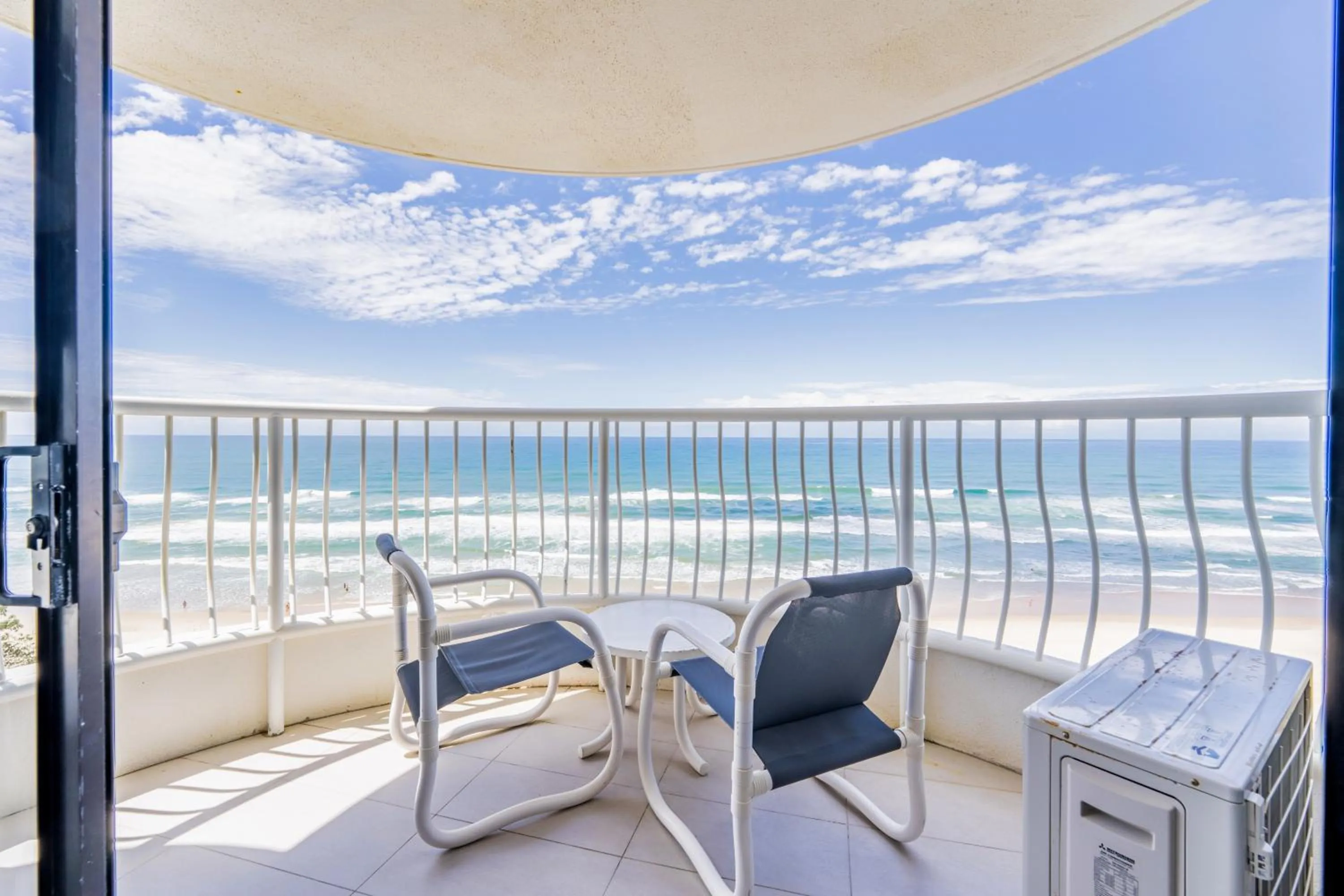 Balcony/Terrace in Olympus Beachfront Apartments