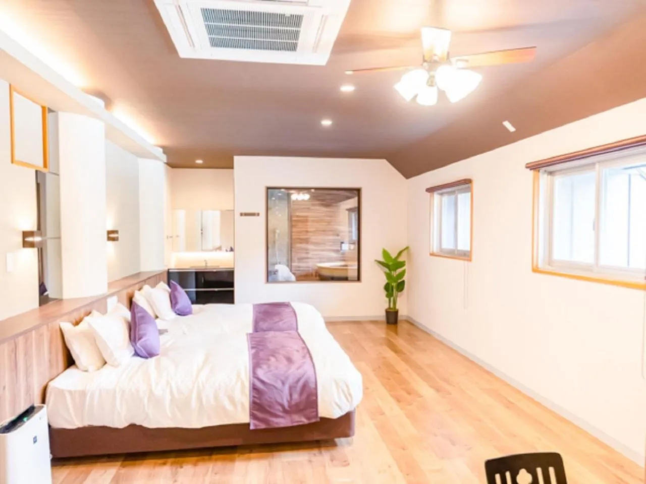 Bed in LiVEMAX RESORT Kusatsu Onsen