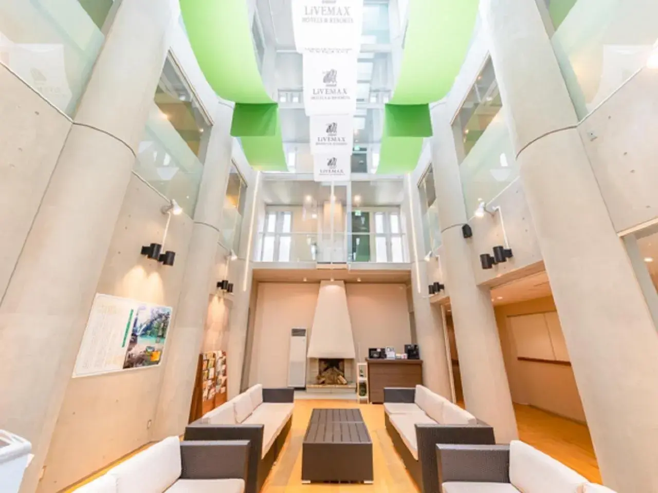 Lobby or reception in LiVEMAX RESORT Kusatsu Onsen Lobby or reception in LiVEMAX RESORT Kusatsu Onsen