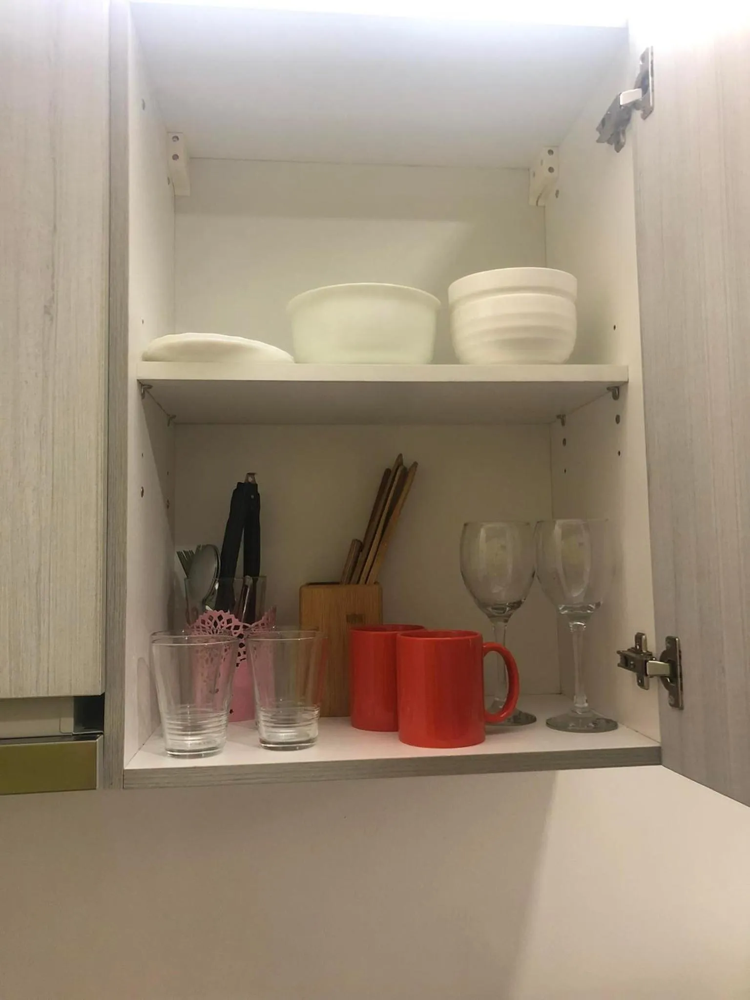 Kitchen or kitchenette in Green Residences Stays by PBYY