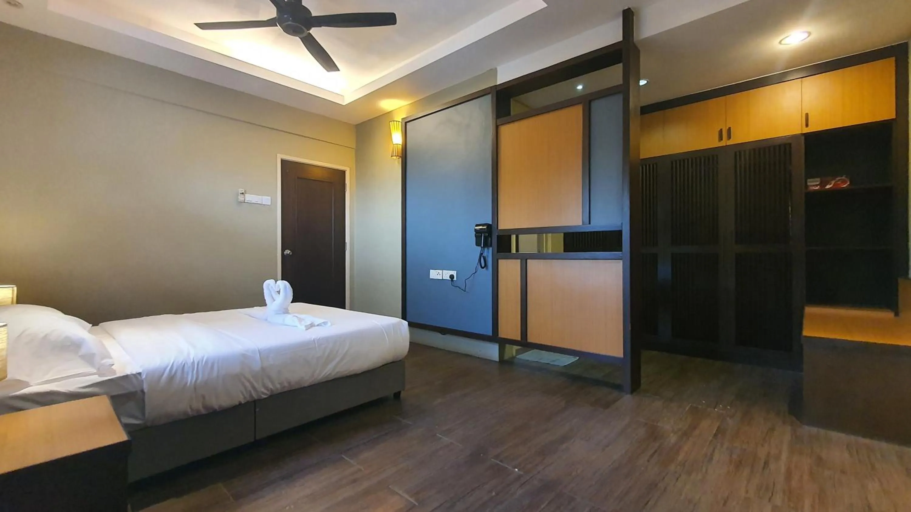 Bed in Gold Coast Morib Studio l Apartment I Penthouse