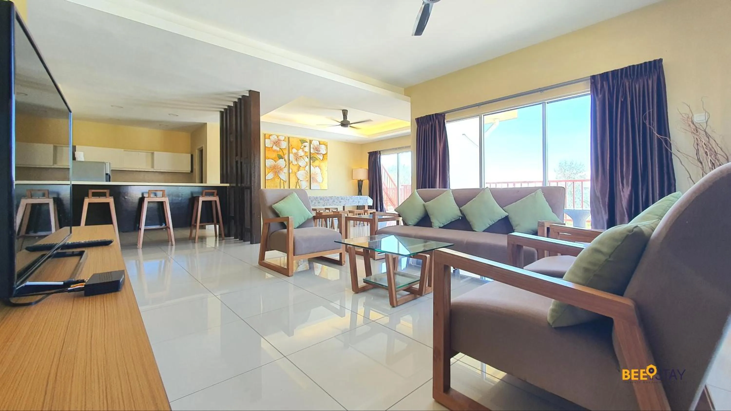 Living room in Gold Coast Morib Studio l Apartment I Penthouse