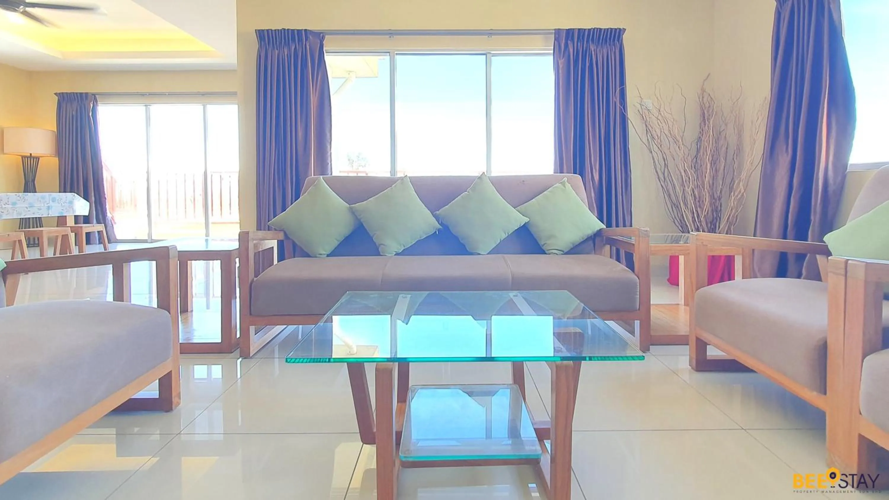 Living room in Gold Coast Morib Studio l Apartment I Penthouse