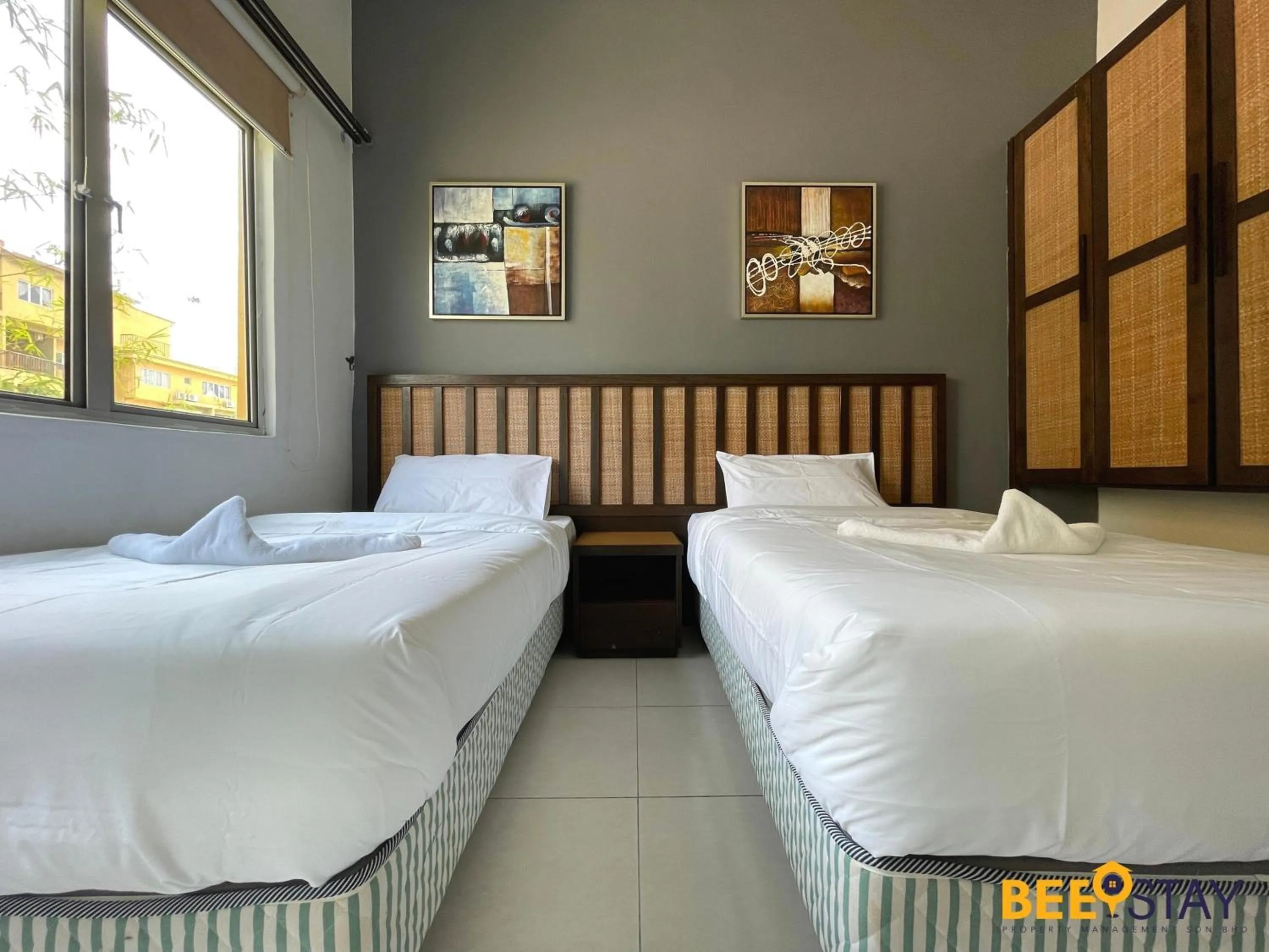 Bedroom, Bed in Gold Coast Morib Studio l Apartment I Penthouse