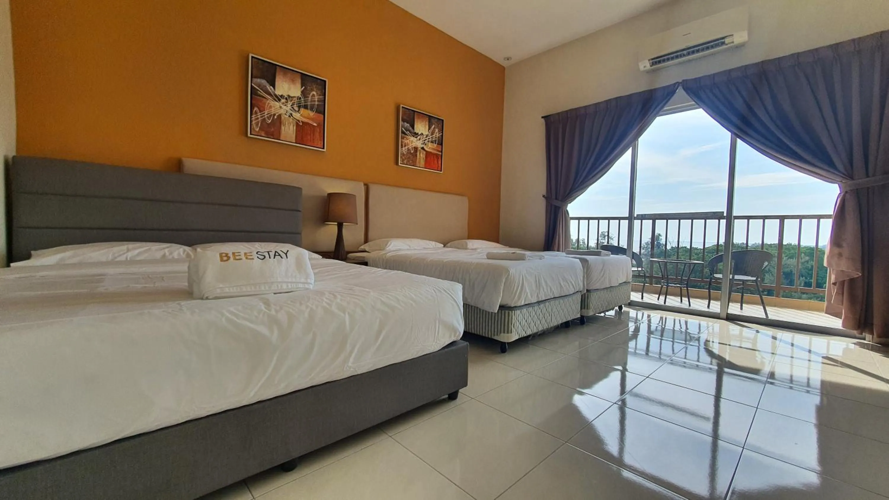 Bed in Gold Coast Morib Studio l Apartment I Penthouse