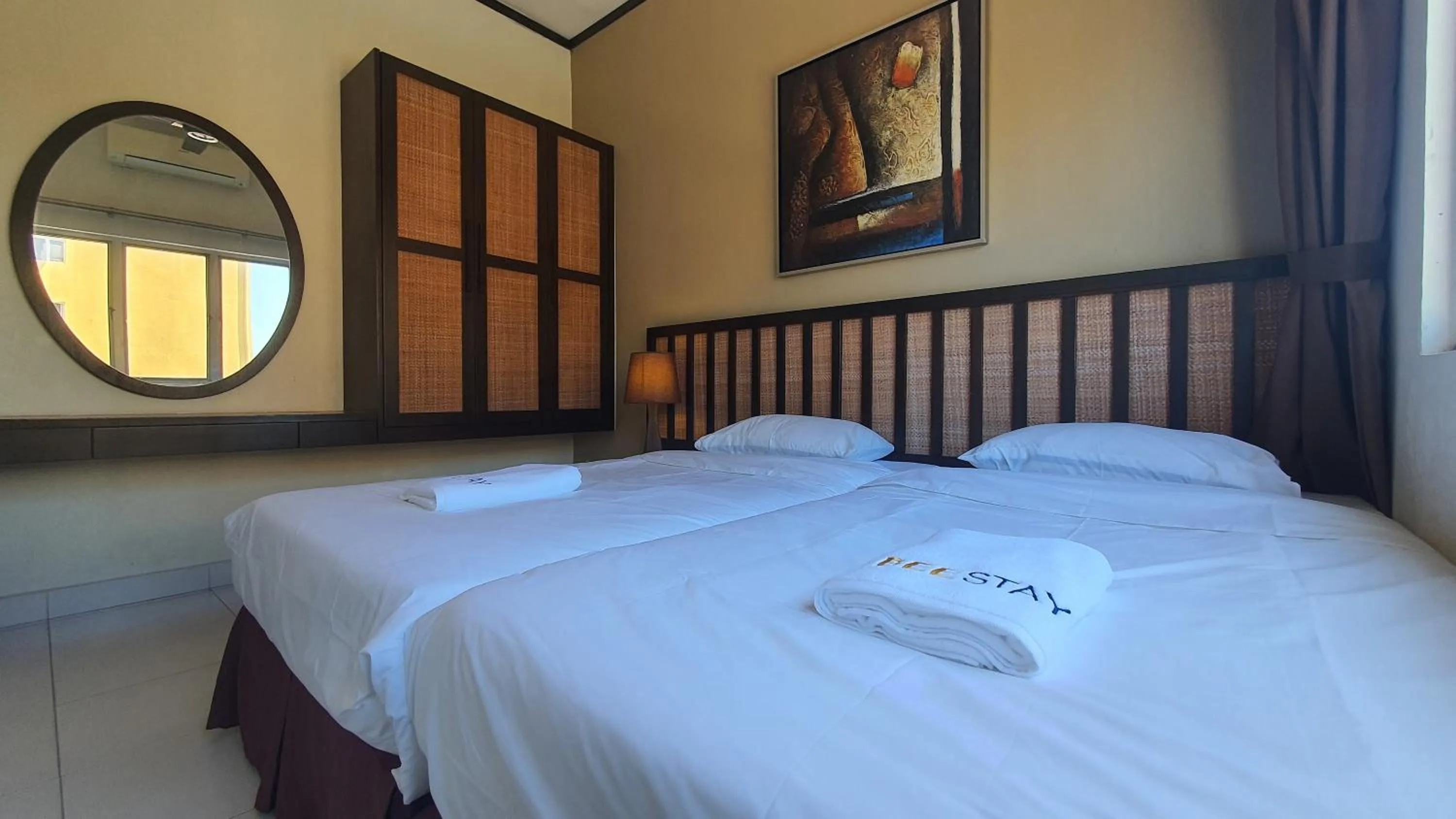 Bed in Gold Coast Morib Studio l Apartment I Penthouse