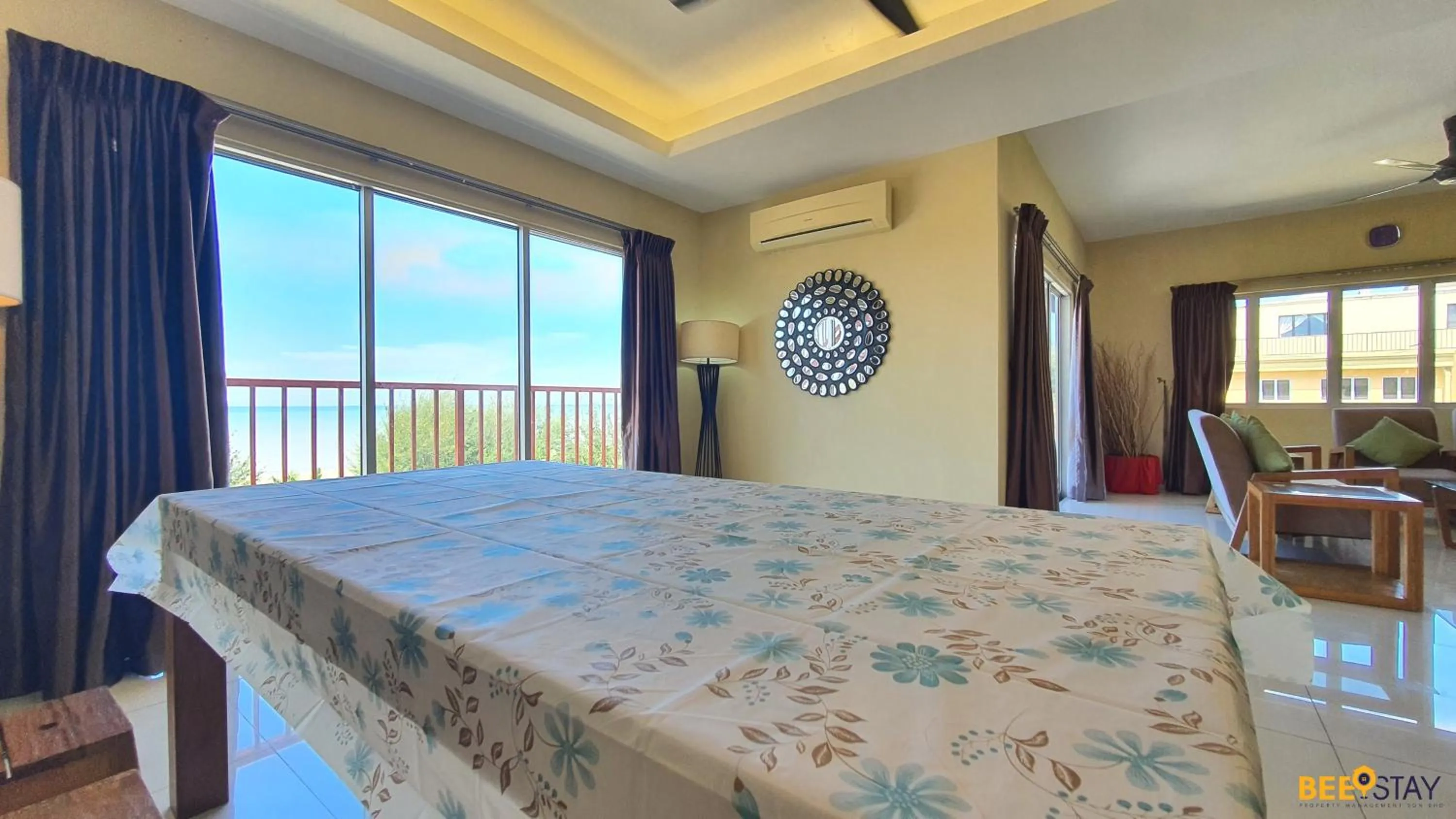 Dining area, Bed in Gold Coast Morib Studio l Apartment I Penthouse