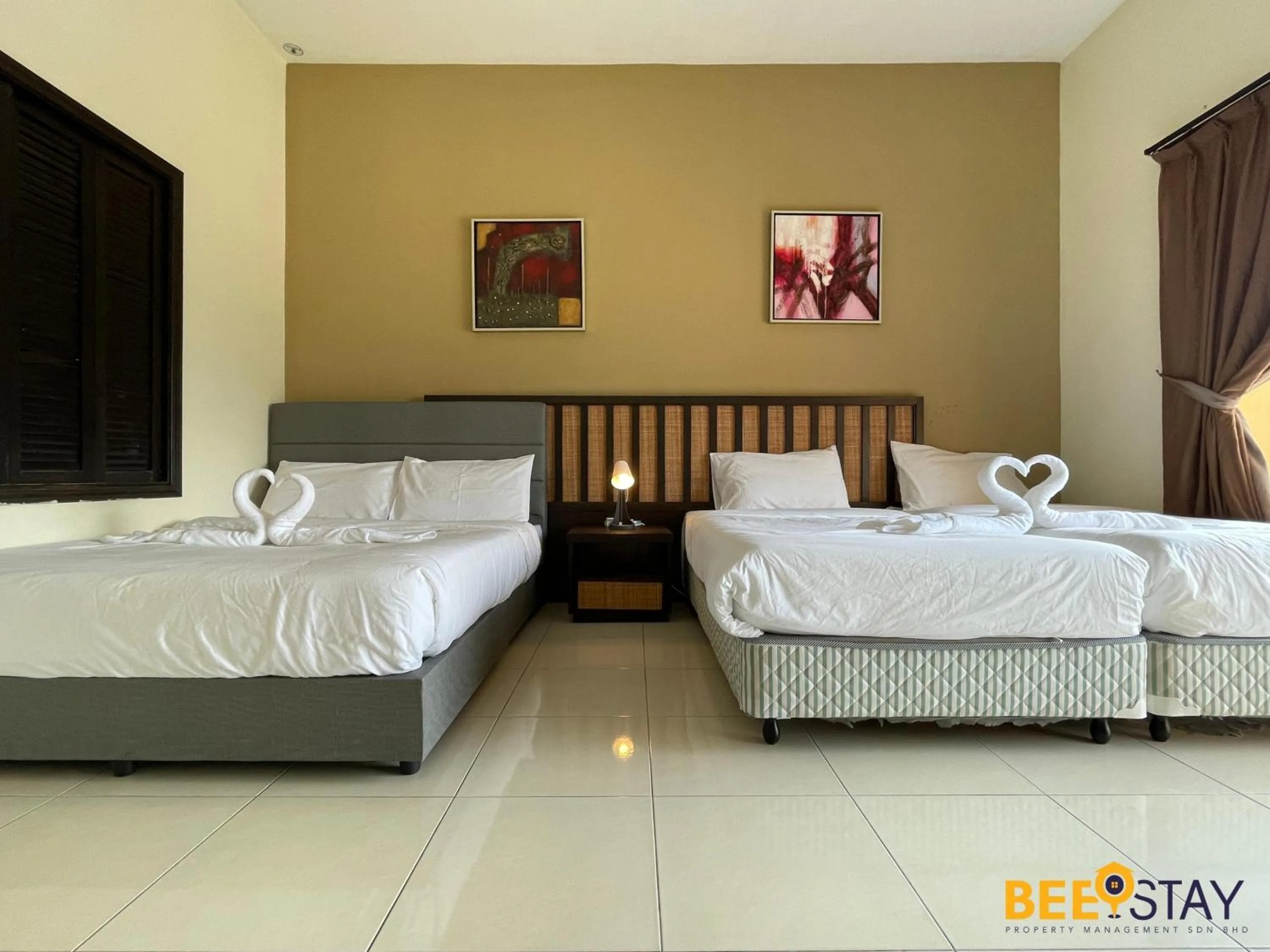 Bed in Gold Coast Morib Studio l Apartment I Penthouse