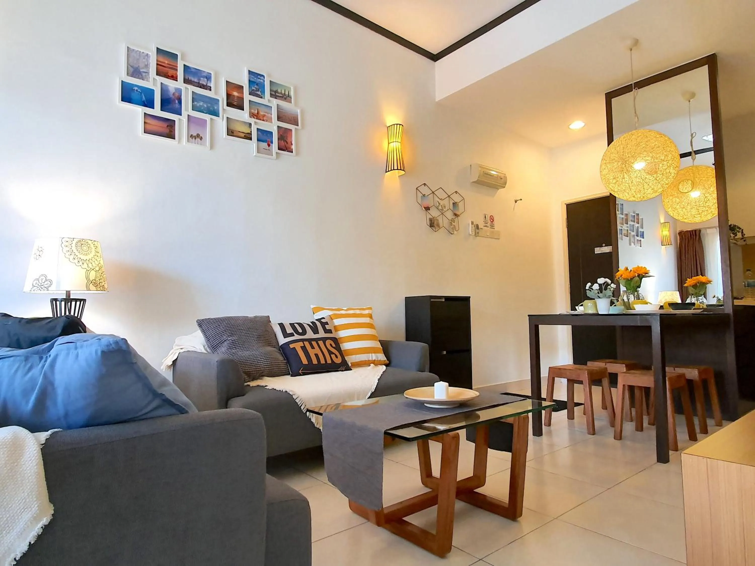 Living room in Gold Coast Morib Studio l Apartment I Penthouse