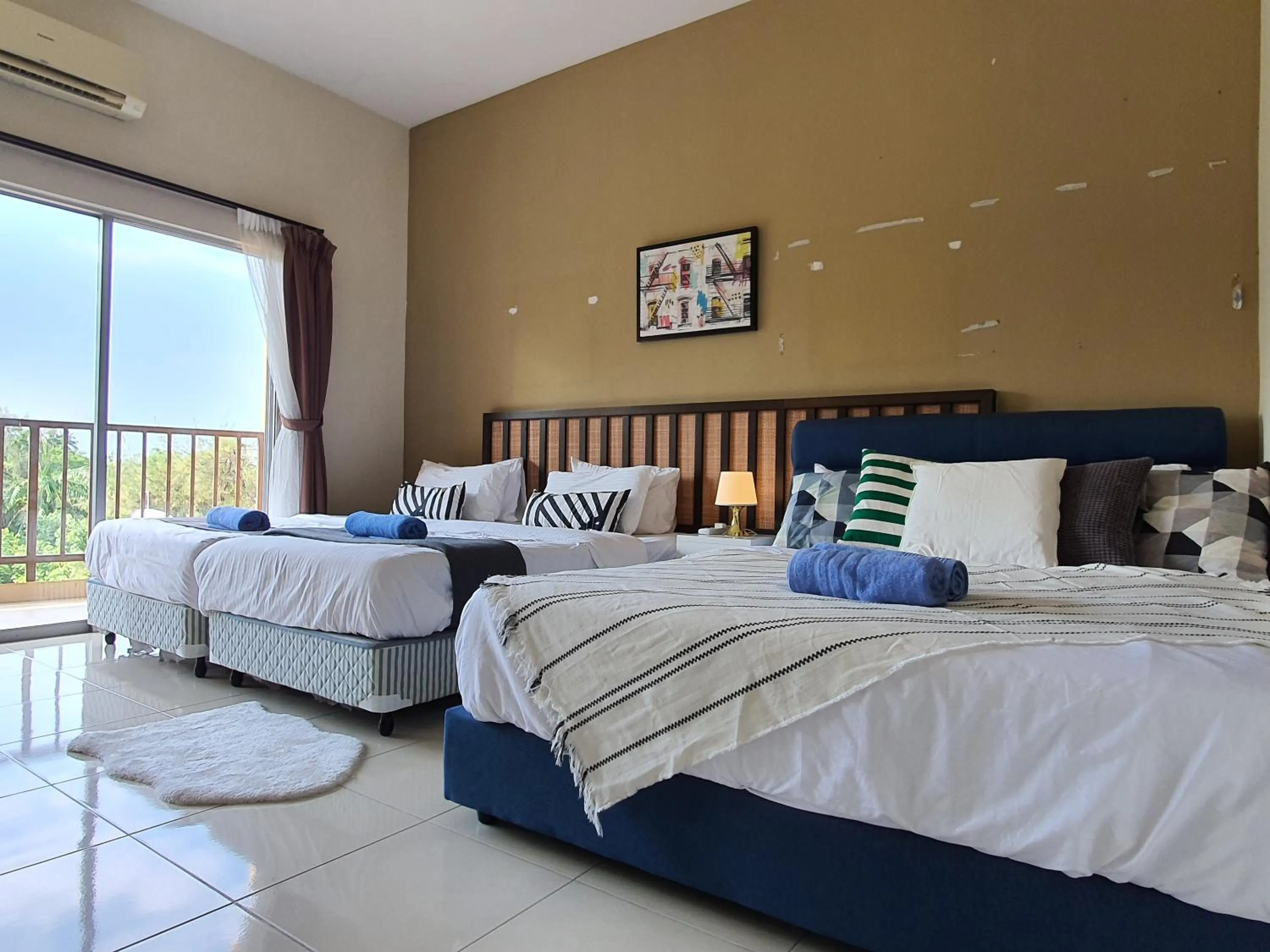 Bed in Gold Coast Morib Studio l Apartment I Penthouse