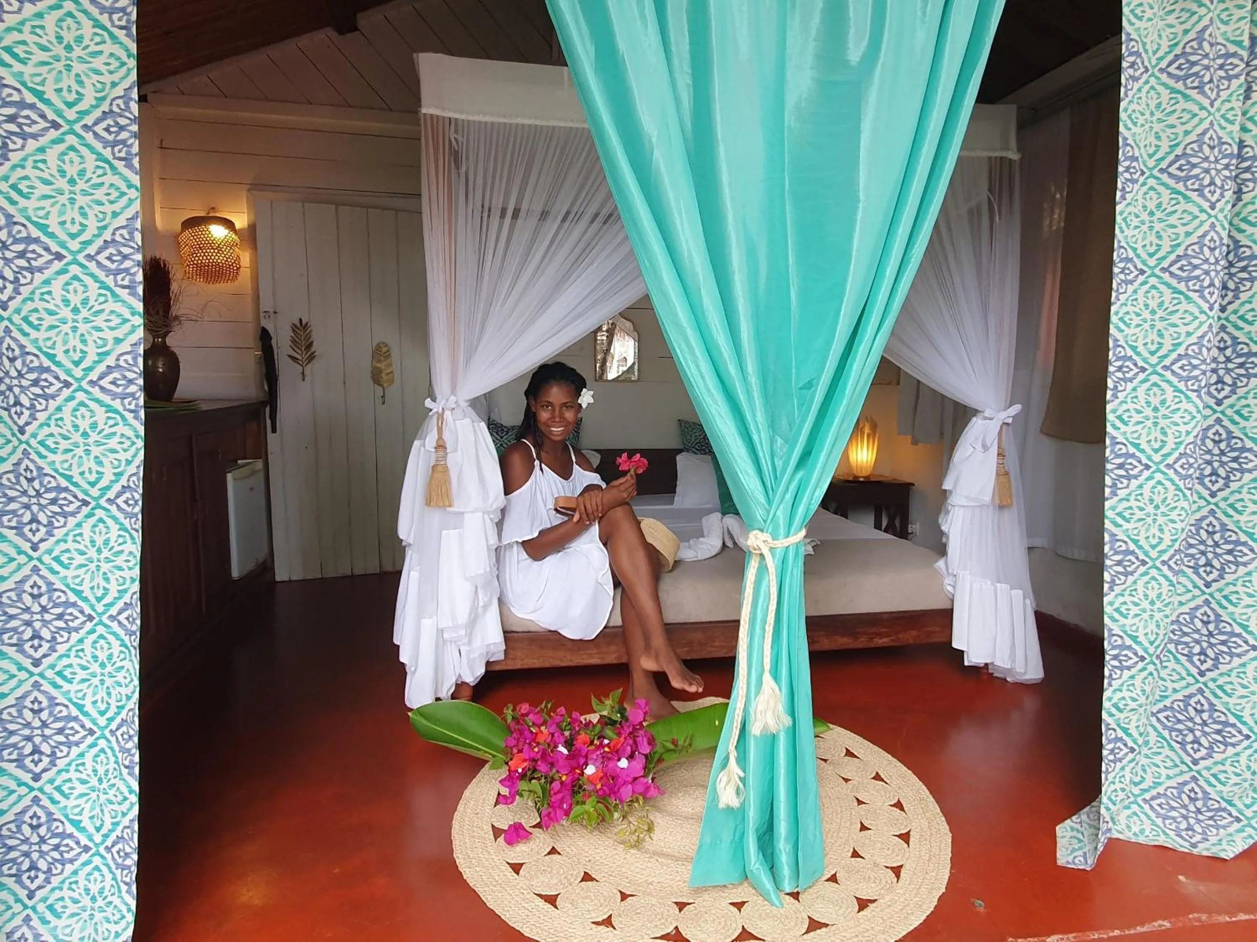 Bedroom in Hotel ECOLODGE LE RAVORAHA