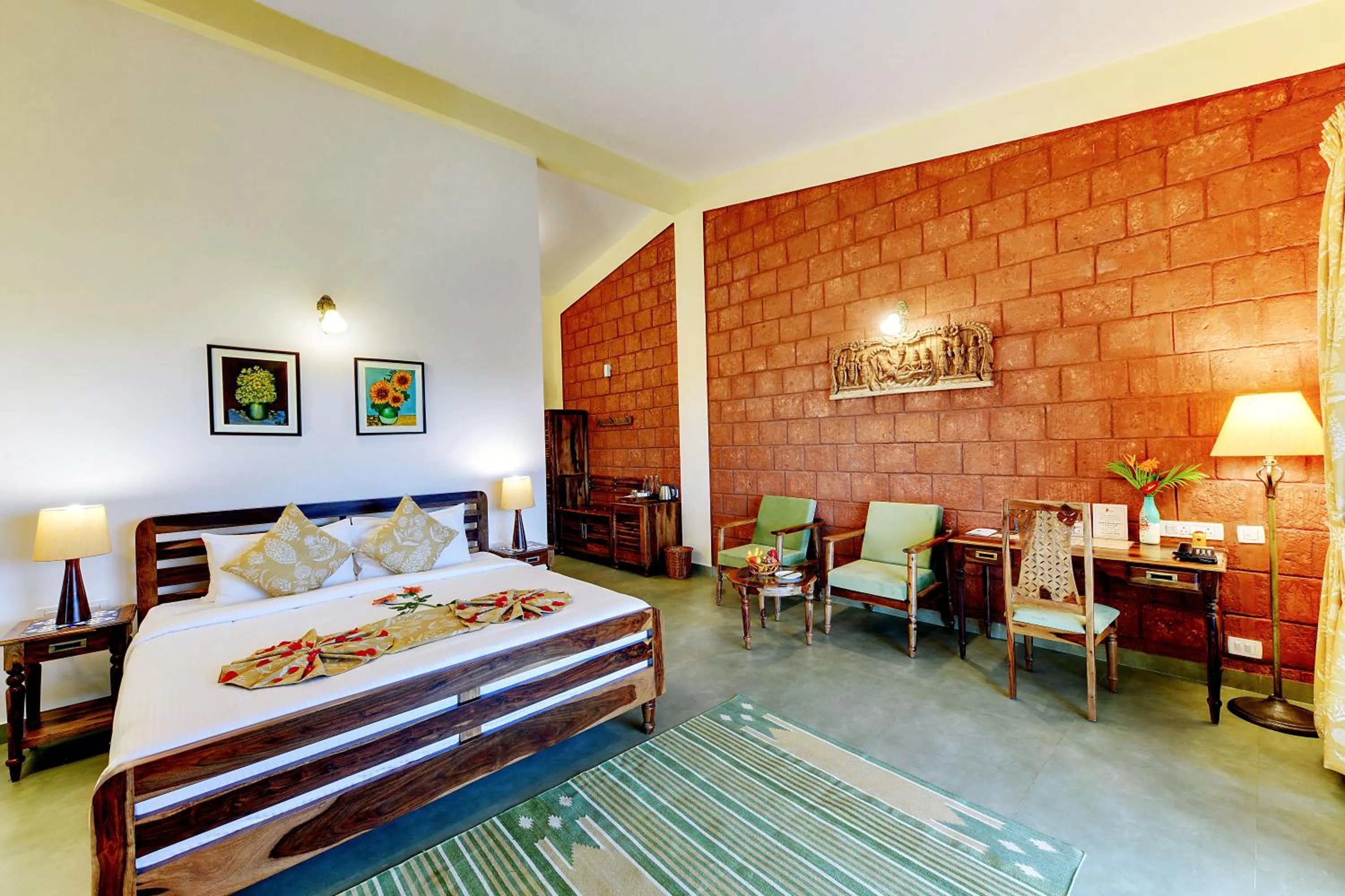 Photo of the whole room, Bed in Heritage Resort Coorg