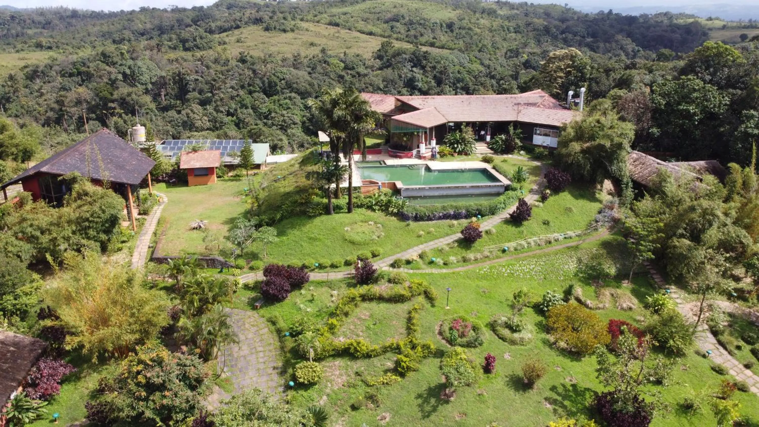 Bird's eye view in Heritage Resort Coorg