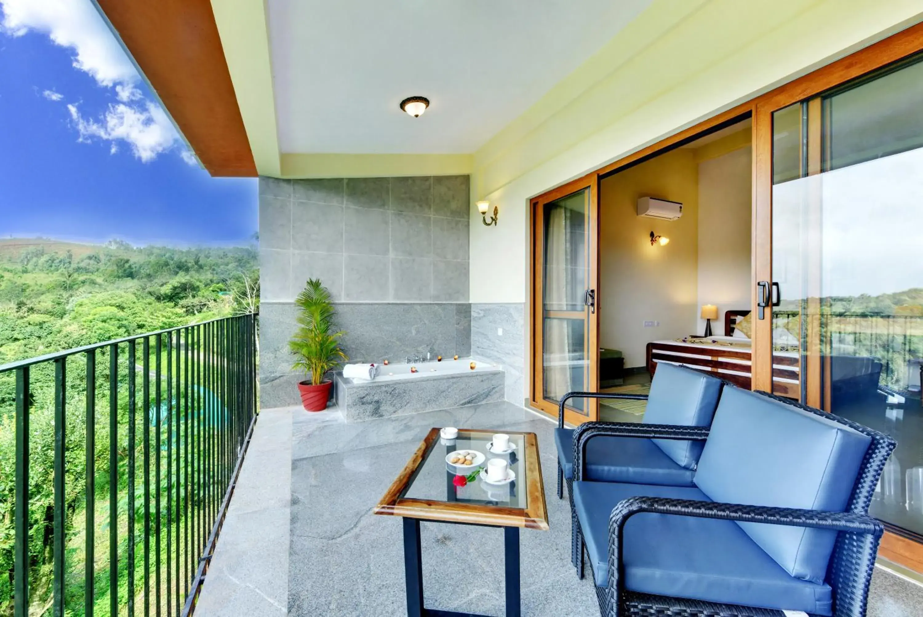 Cliff View Room in Heritage Resort Coorg Cliff View Room in Heritage Resort Coorg