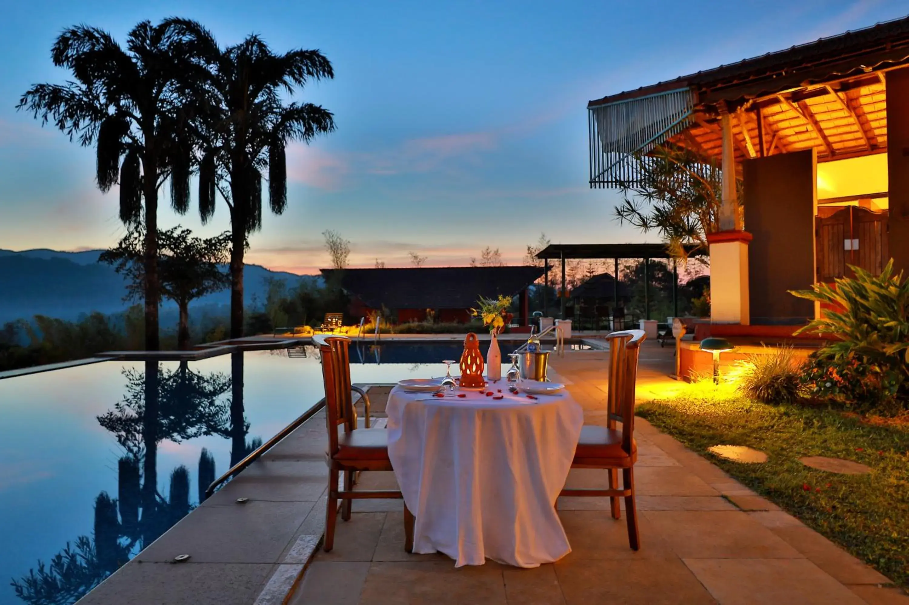 Pool view in Heritage Resort Coorg Pool view in Heritage Resort Coorg