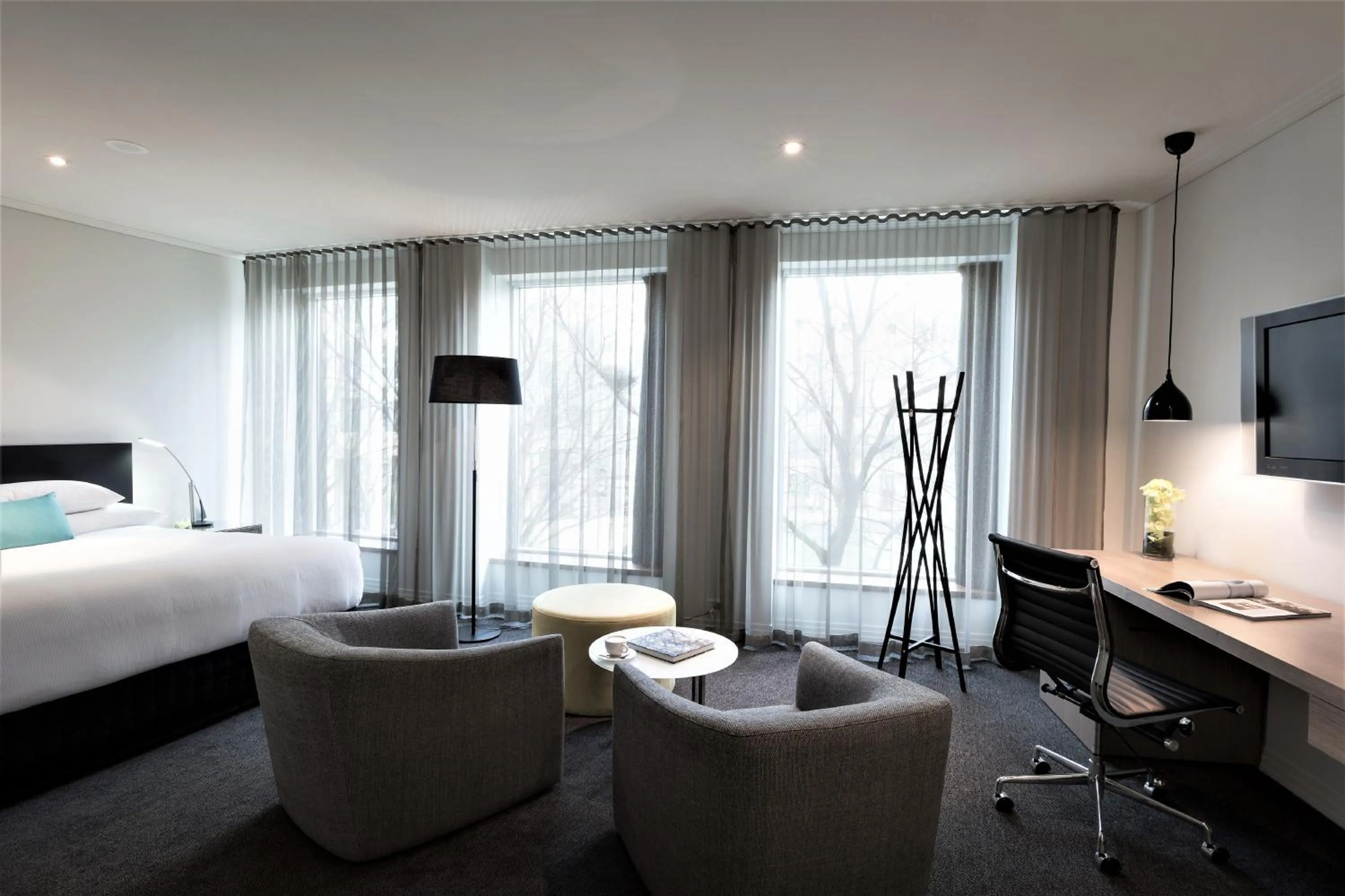 View (from property/room), Bed in The Como Melbourne