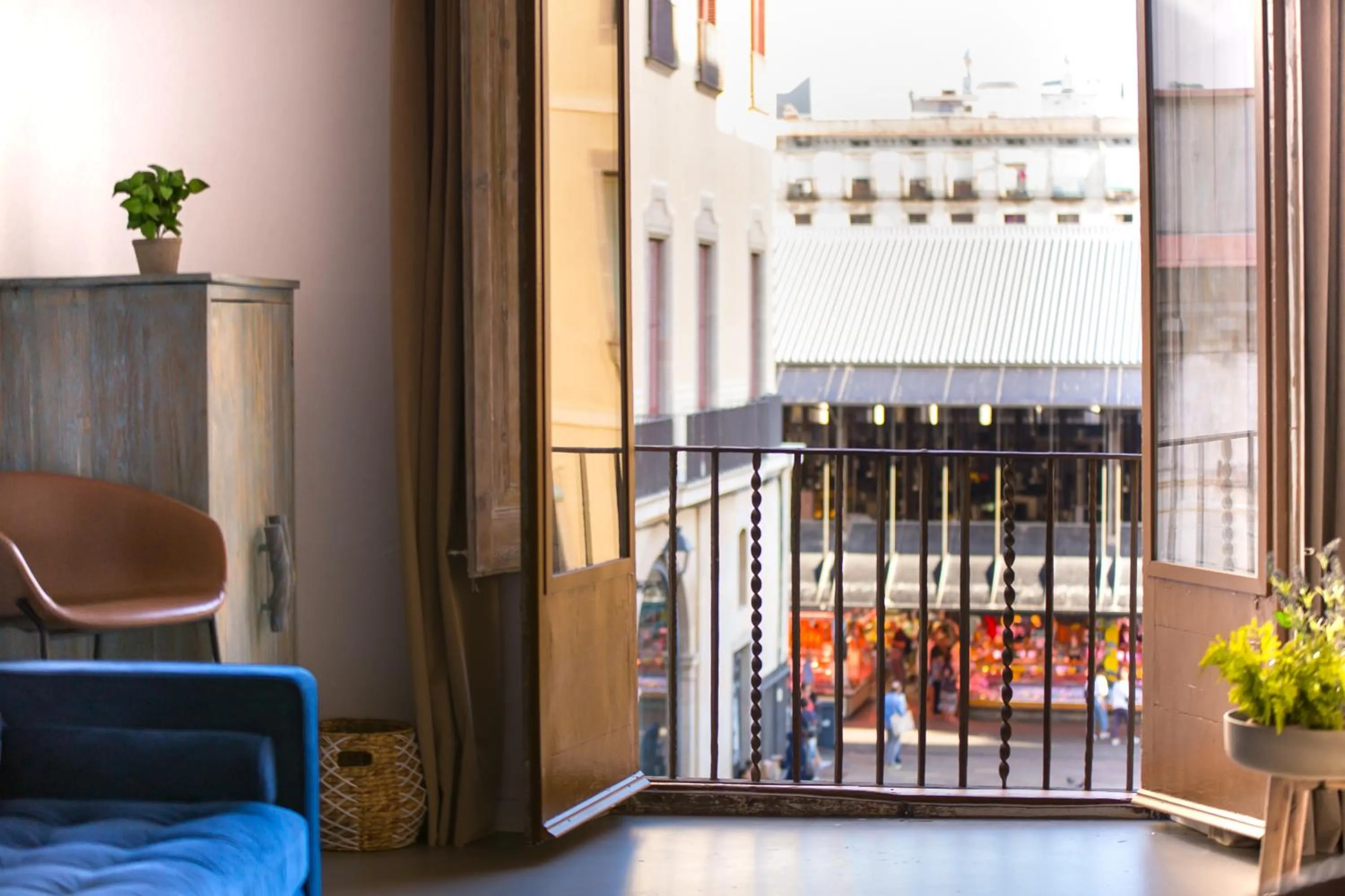 Living room in La Guarida Suites