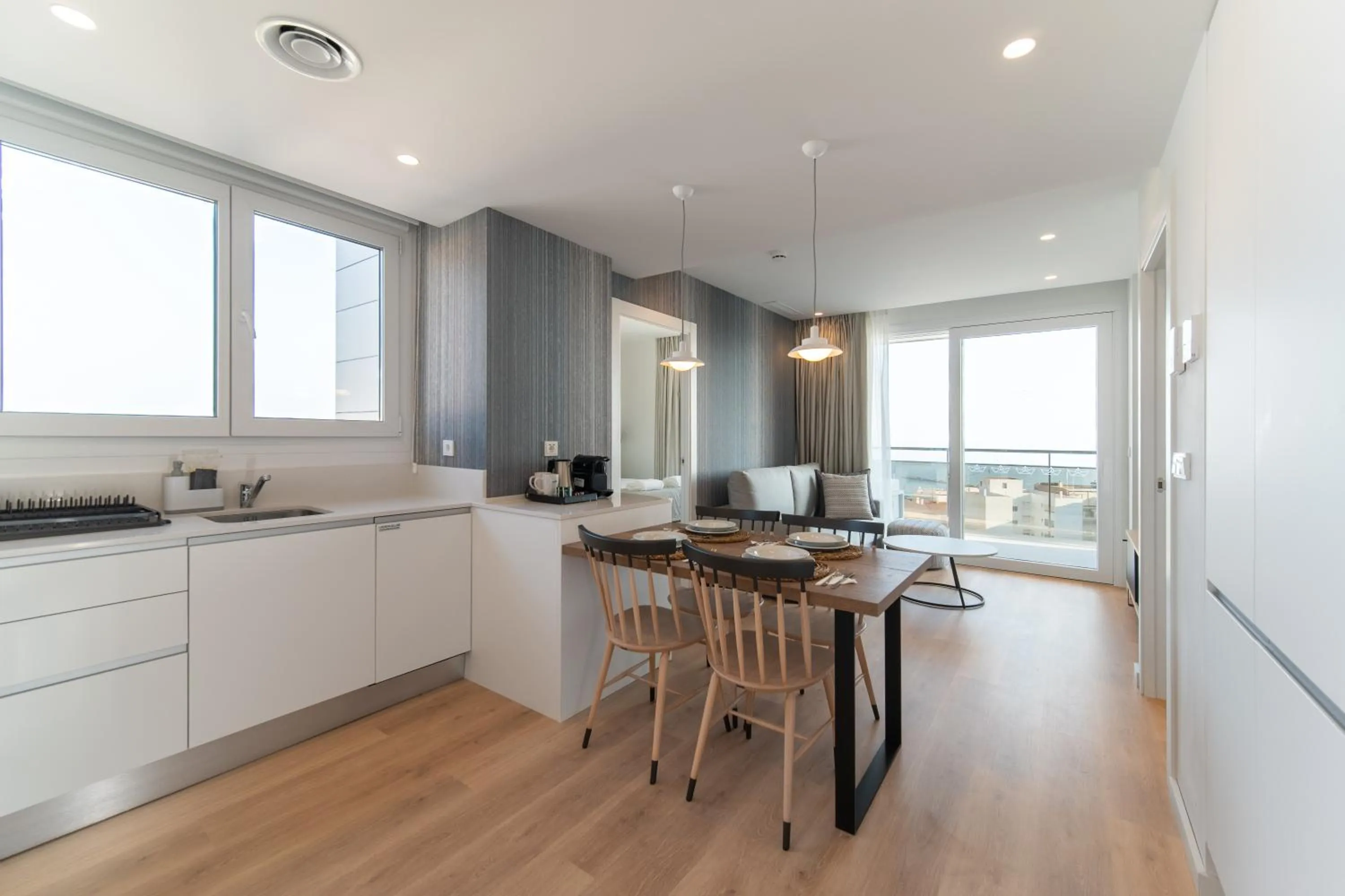 Living room in Ahoy Apartments