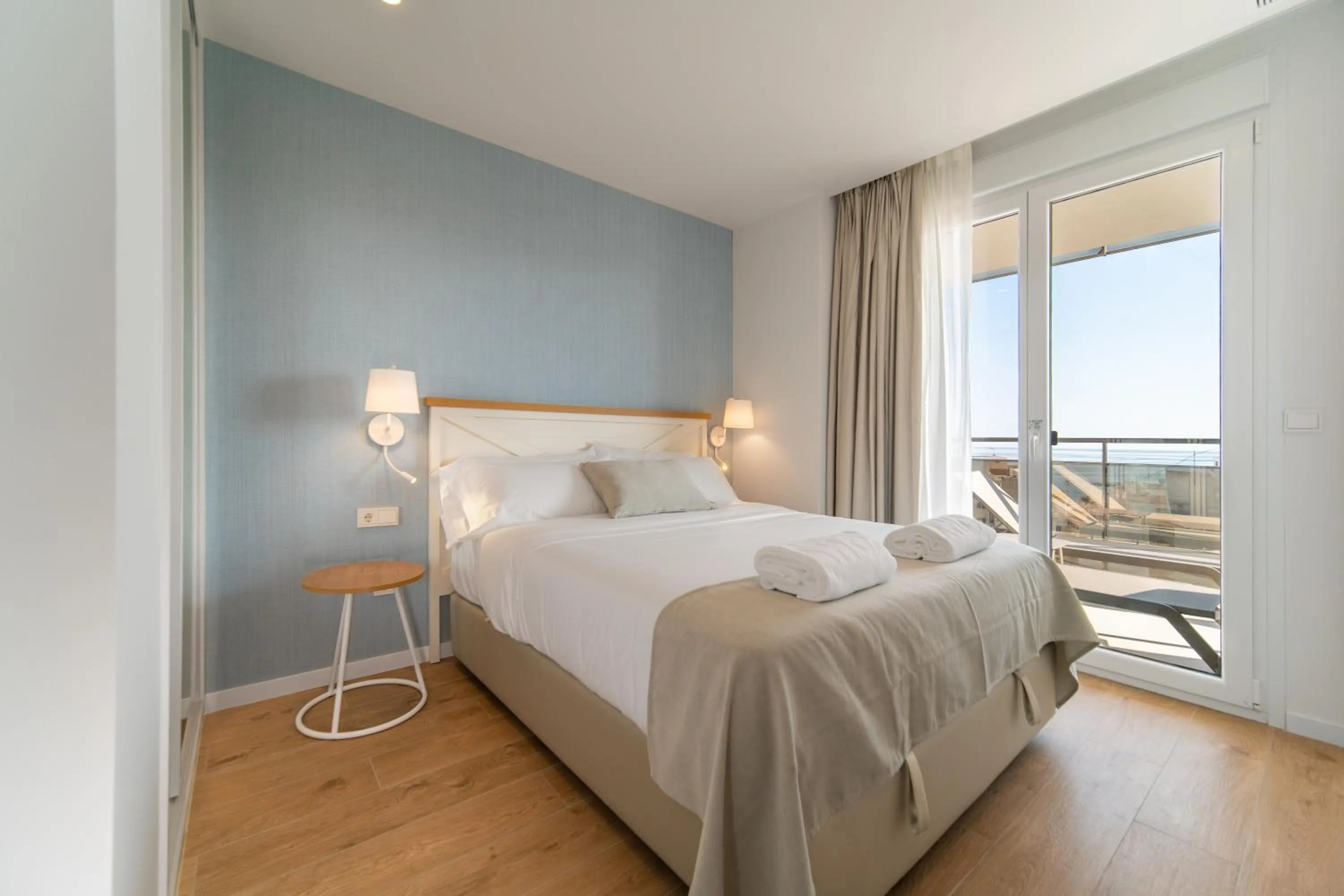 Bedroom, Bed in Ahoy Apartments